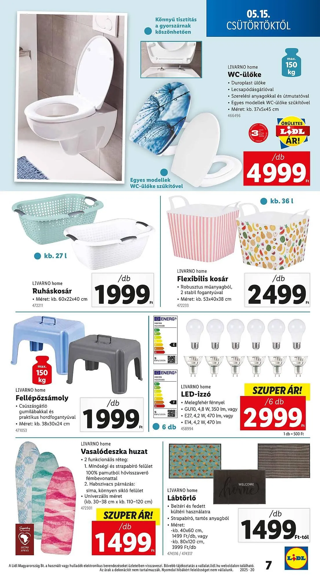 Katalógus Lidl akciós újság május 15.-tól május 21.-ig 2025. - Oldal 7