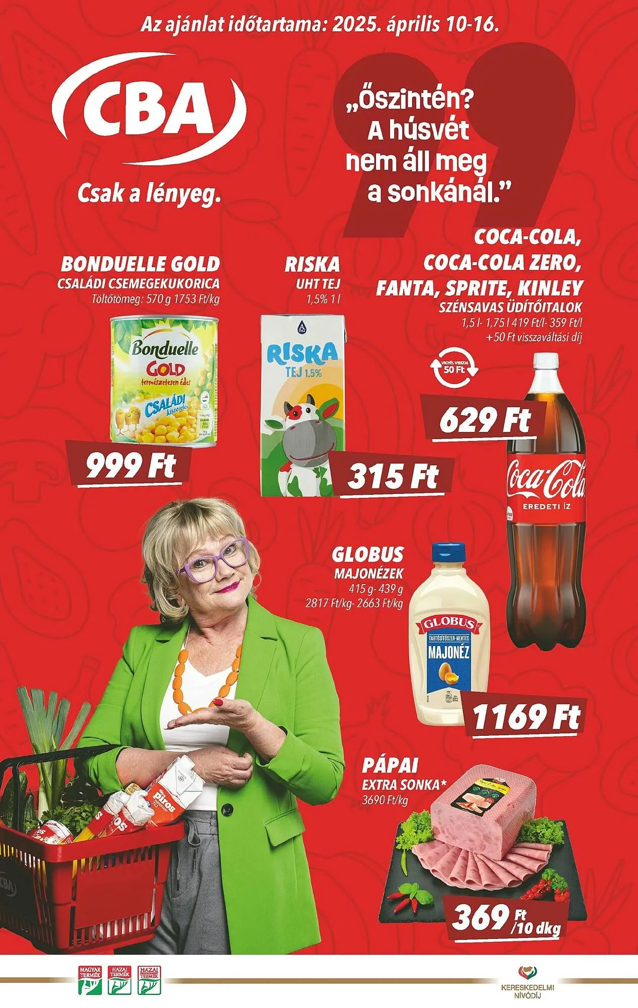 Katalógus CBA akciós újság április 10.-tól április 16.-ig 2025. - Oldal 1