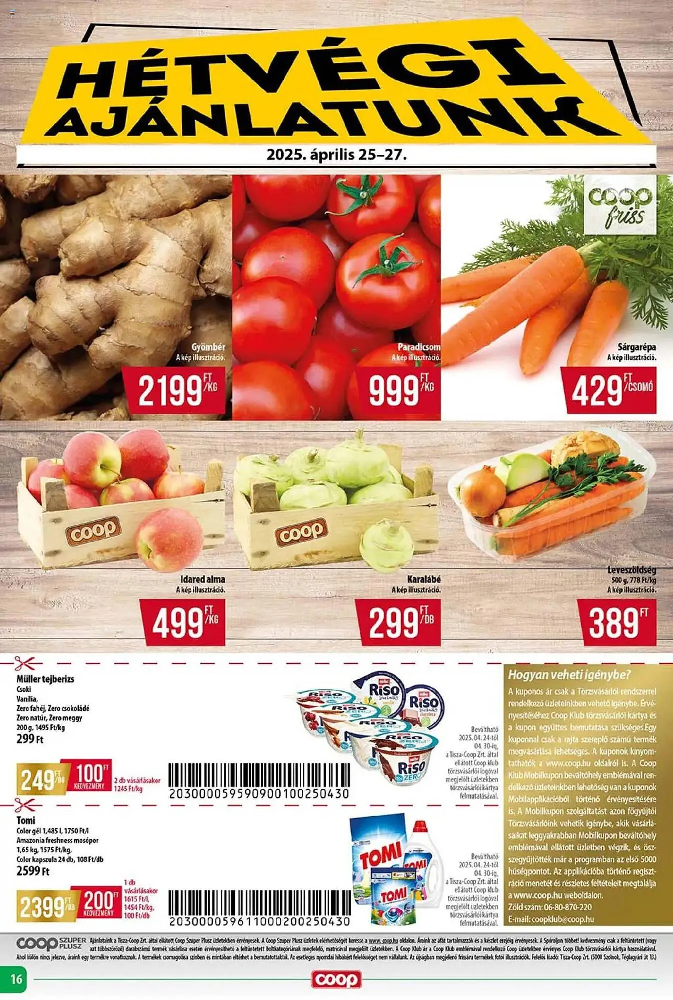 Katalógus Coop akciós újság április 24.-tól április 30.-ig 2025. - Oldal 16