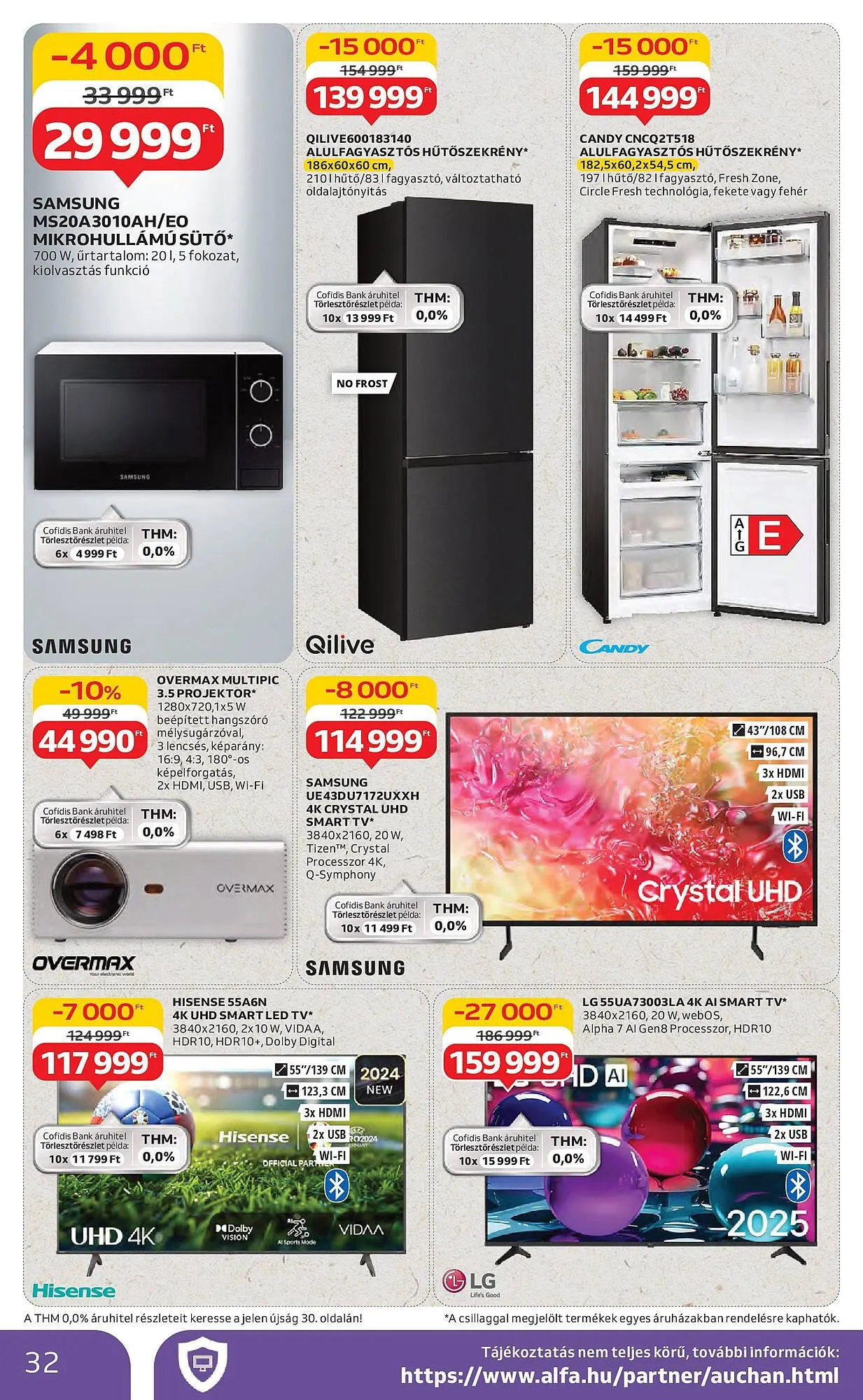 Katalógus Auchan akciós újság július 31.-tól augusztus 6.-ig 2025. - Oldal 32