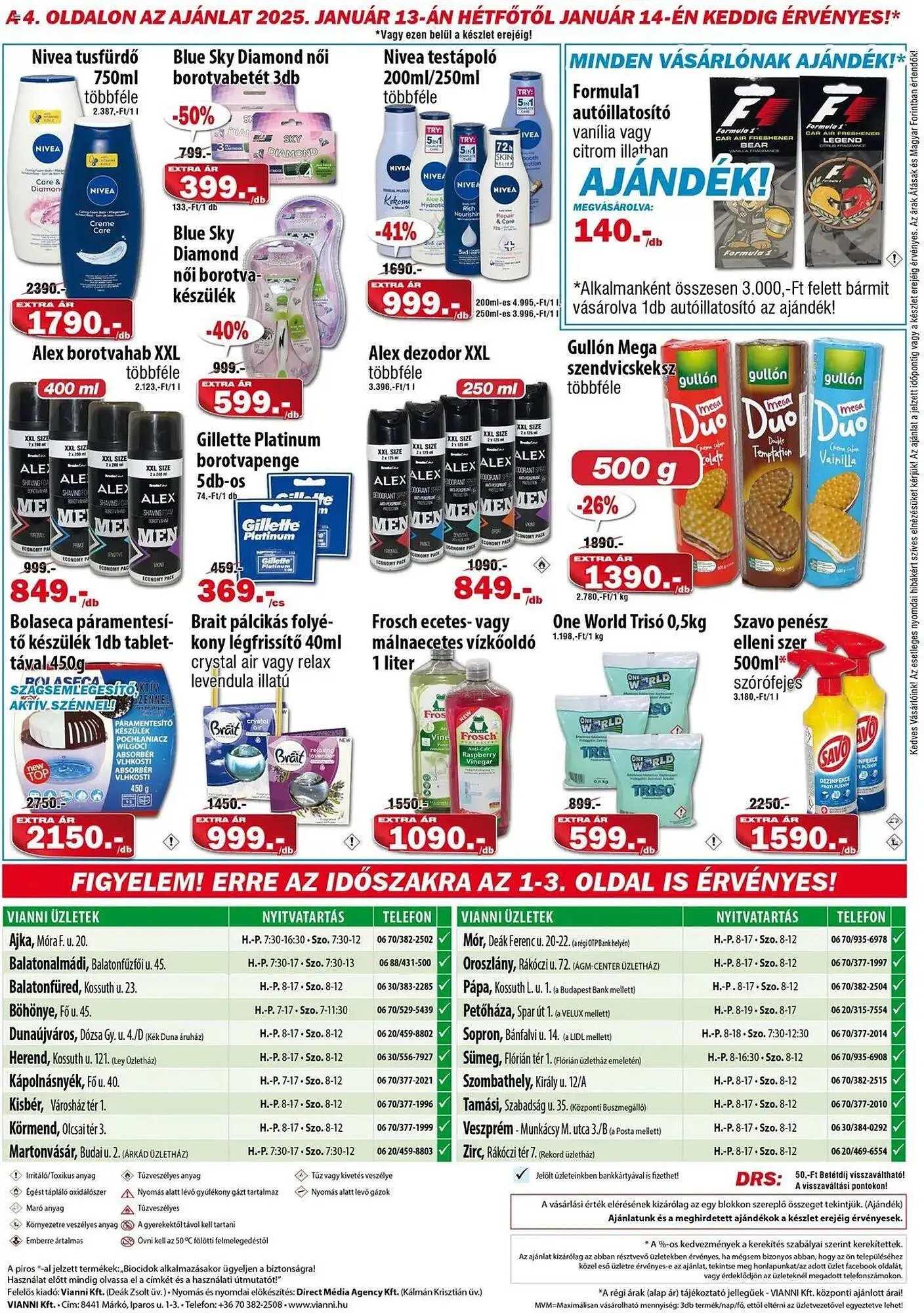 Katalógus Vianni Drogéria akciós újság január 8.-tól január 14.-ig 2025. - Oldal 4