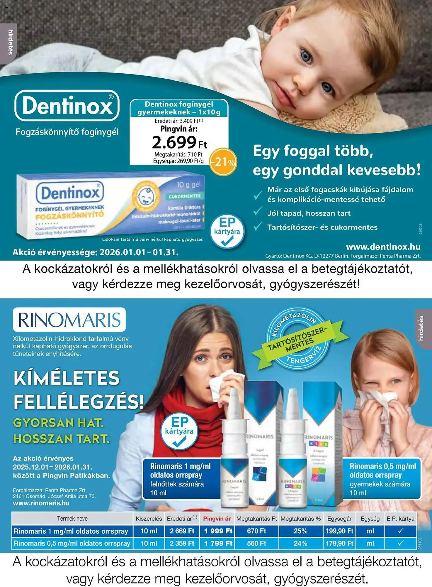 Katalógus Pingvin Patika akciós újság január 1.-tól január 31.-ig 2026. - Oldal 28