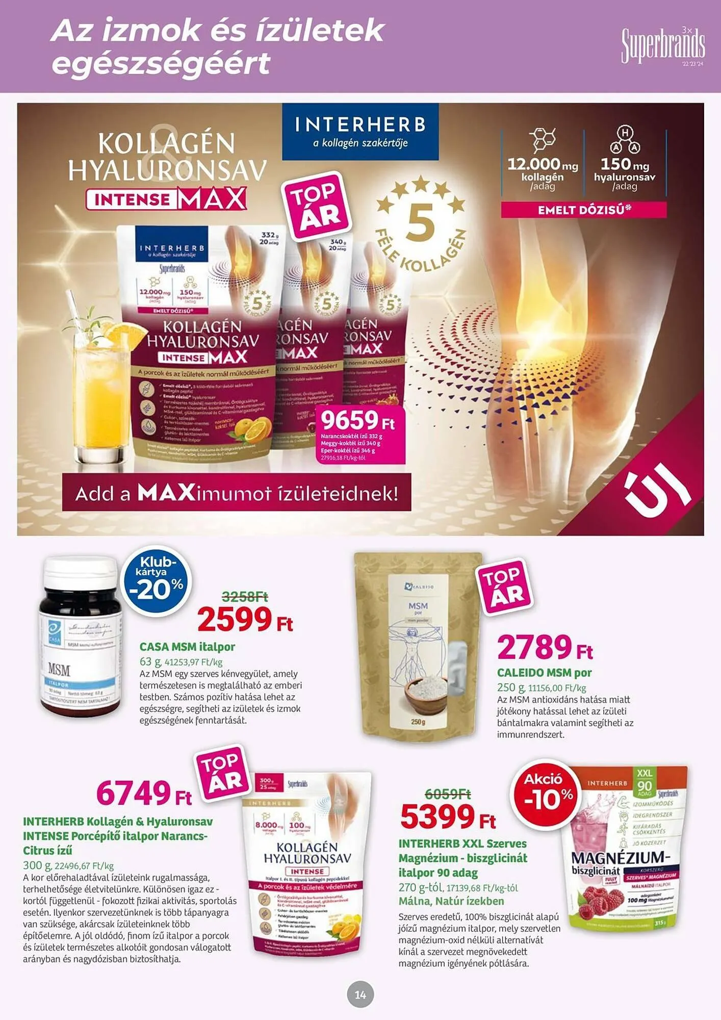 Katalógus Herbaház akciós újság március 31.-tól április 5.-ig 2025. - Oldal 14
