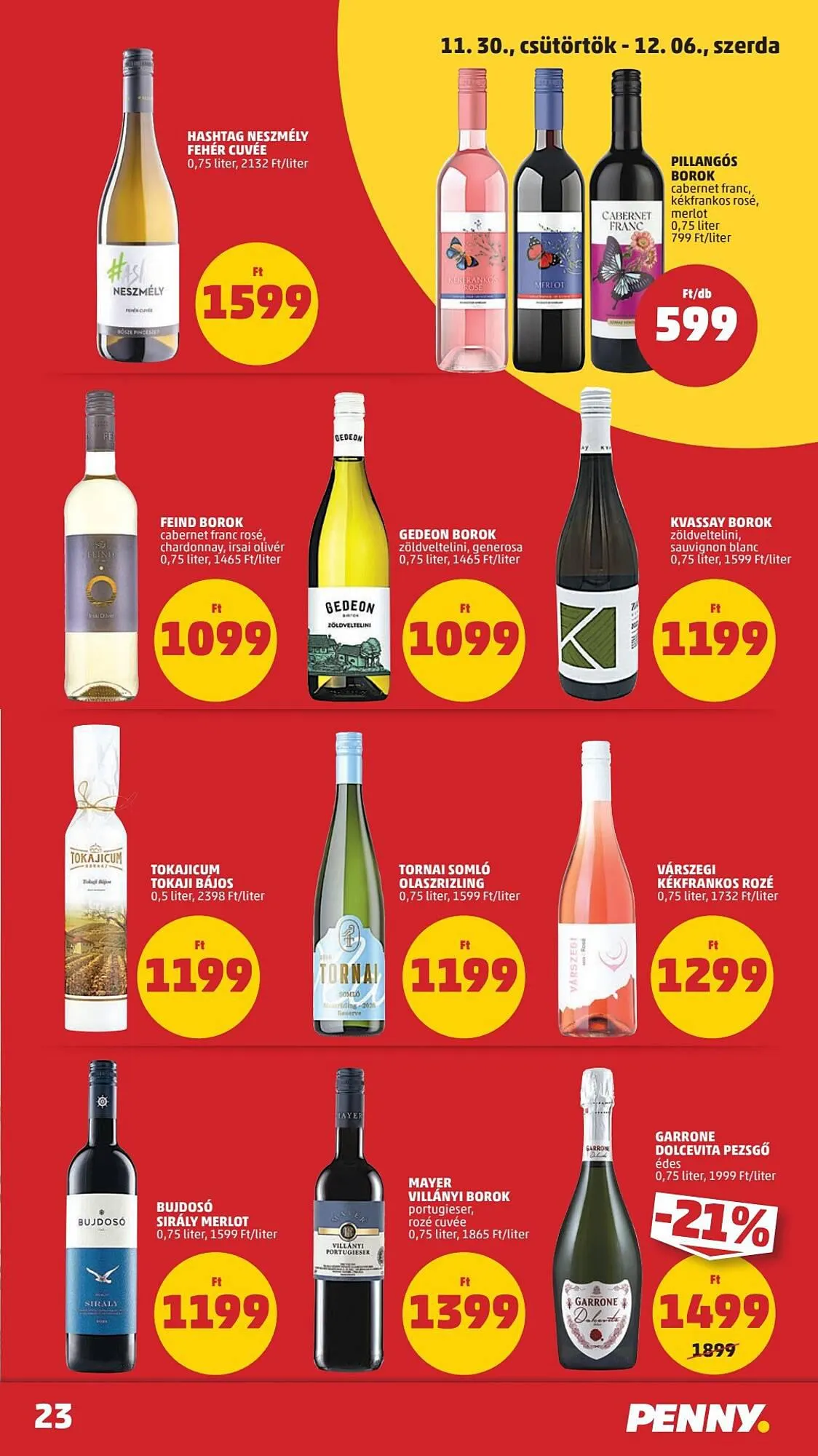 Katalógus PENNY akciós újság november 30.-tól december 6.-ig 2023. - Oldal 23