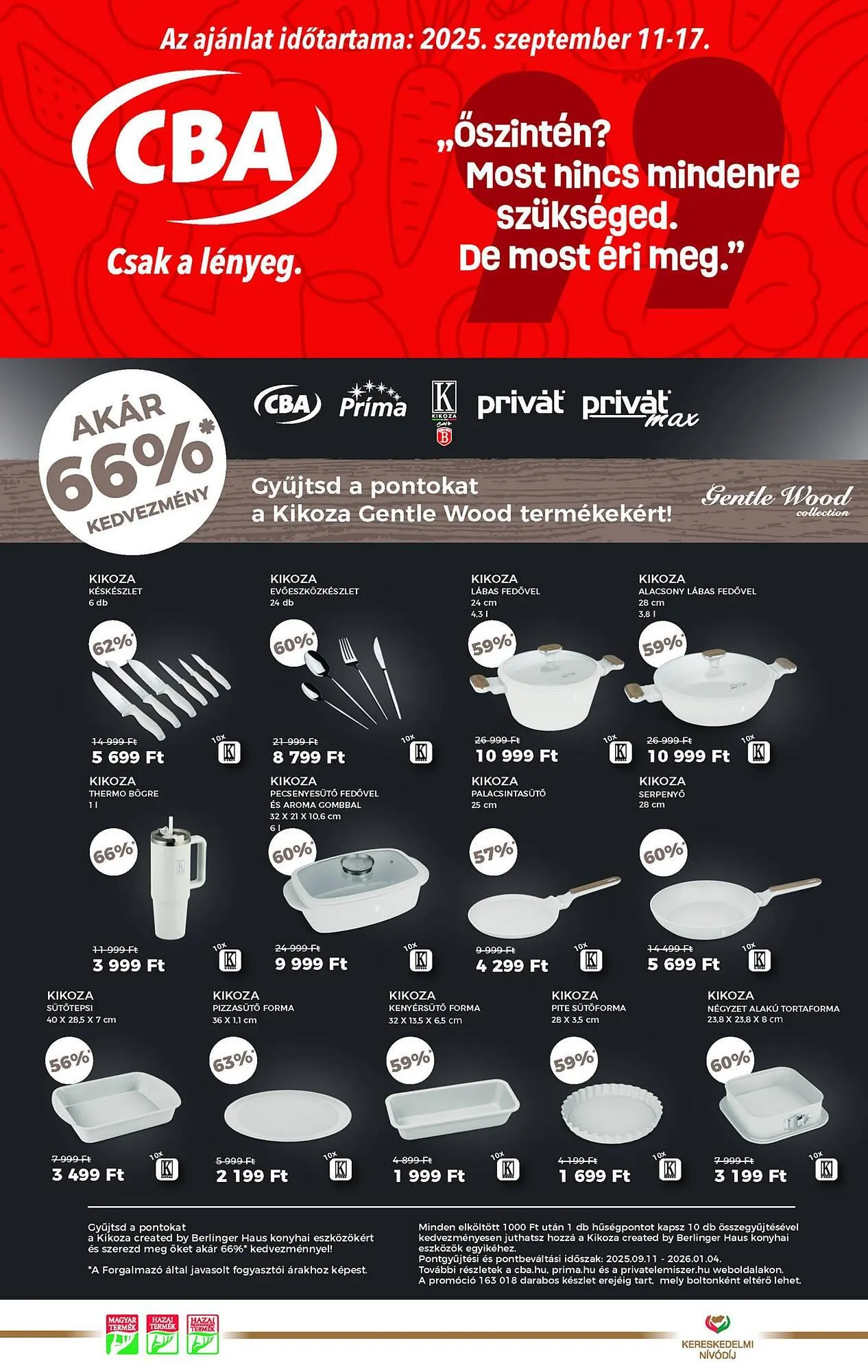 CBA akciós újság - 1