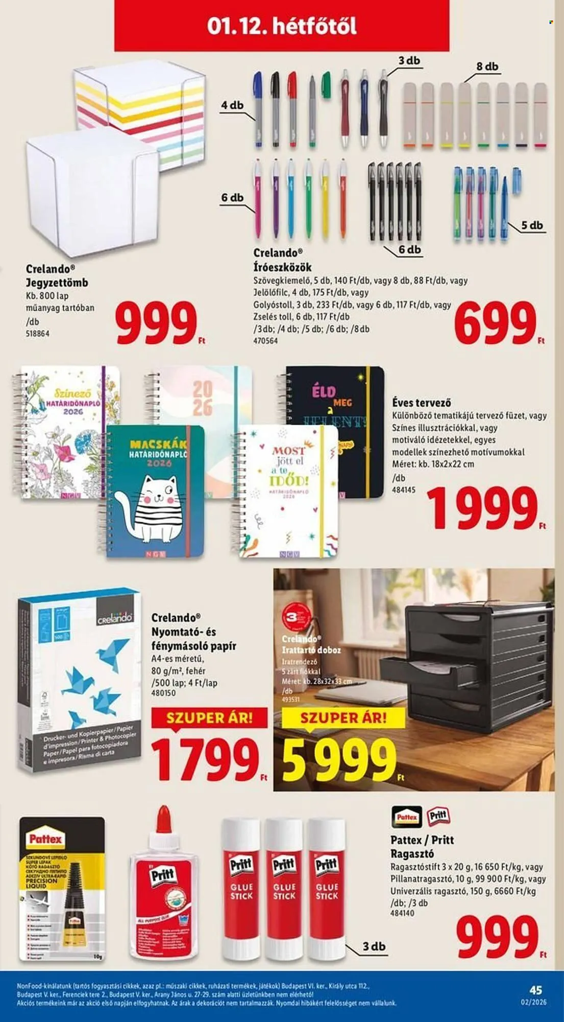 Katalógus Lidl akciós újság január 8.-tól január 14.-ig 2026. - Oldal 45