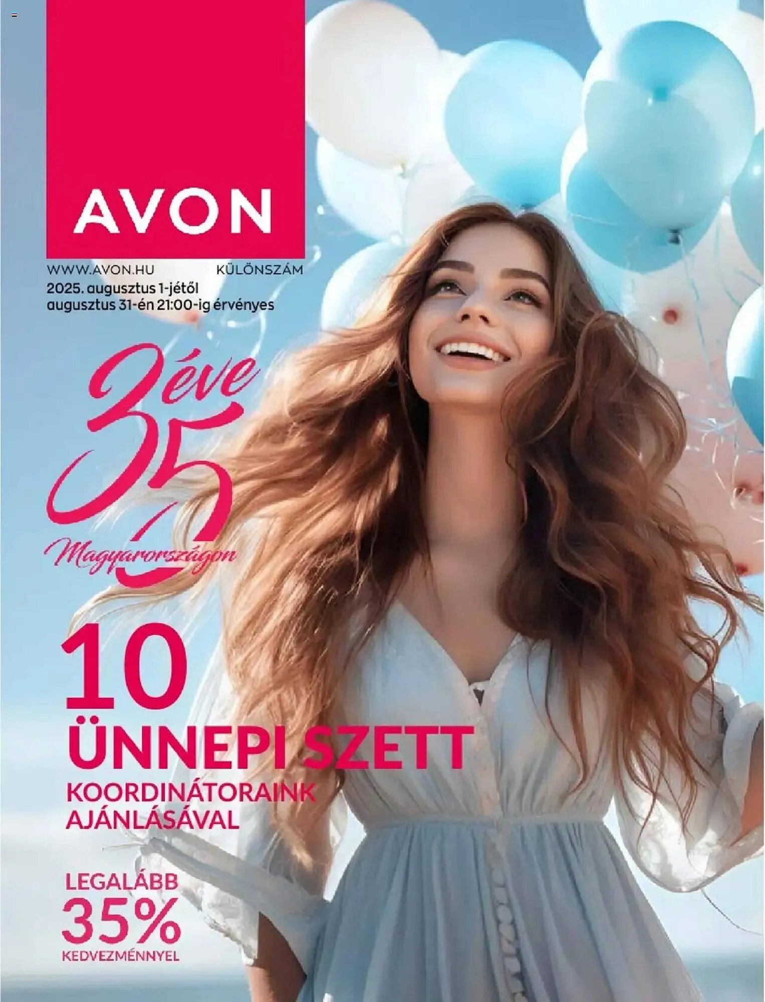 Katalógus AVON akciós újság augusztus 1.-tól augusztus 31.-ig 2025. - Oldal 1