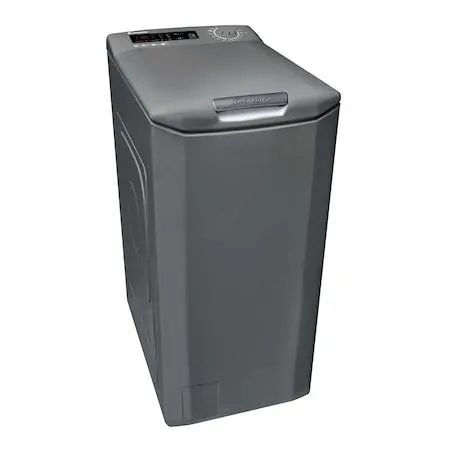 Candy CSTG 28TVRE/1-S felültöltős mosógép, 8 kg, 1200 fordulat/perc, 17 program, F energiaosztály, antracit