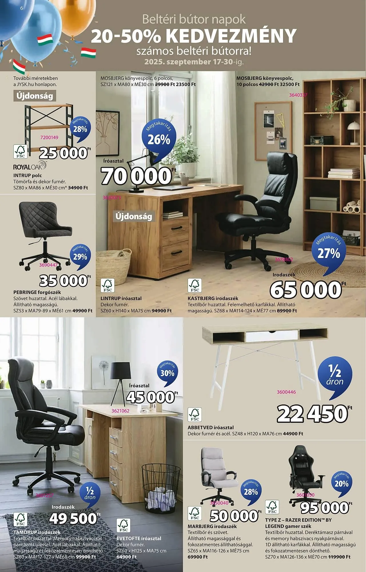 Katalógus JYSK akciós újság szeptember 17.-tól október 14.-ig 2025. - Oldal 6