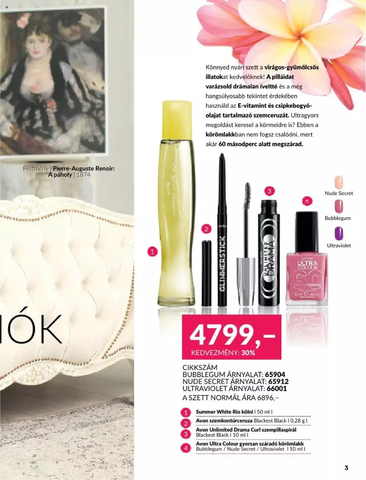 Katalógus AVON katalógus Szépség régen és most augusztus 1.-tól augusztus 31.-ig 2023. - Oldal 3