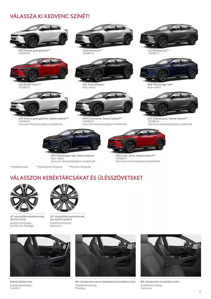 Katalógus Toyota bZ4X 11kw december 3.-tól december 3.-ig 2025. - Oldal 6