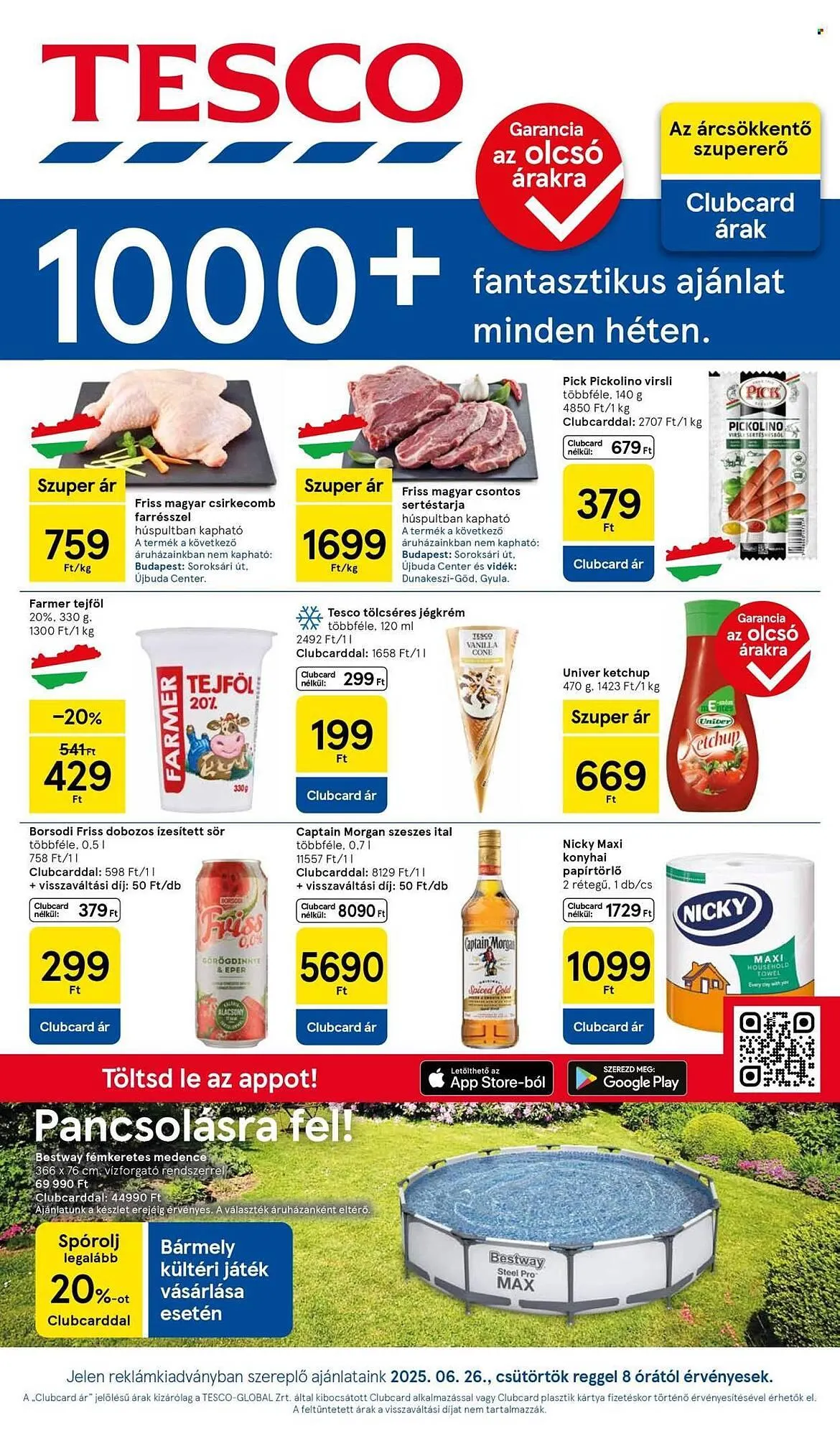 Katalógus Tesco akciós újság június 26.-tól július 2.-ig 2025. - Oldal 1