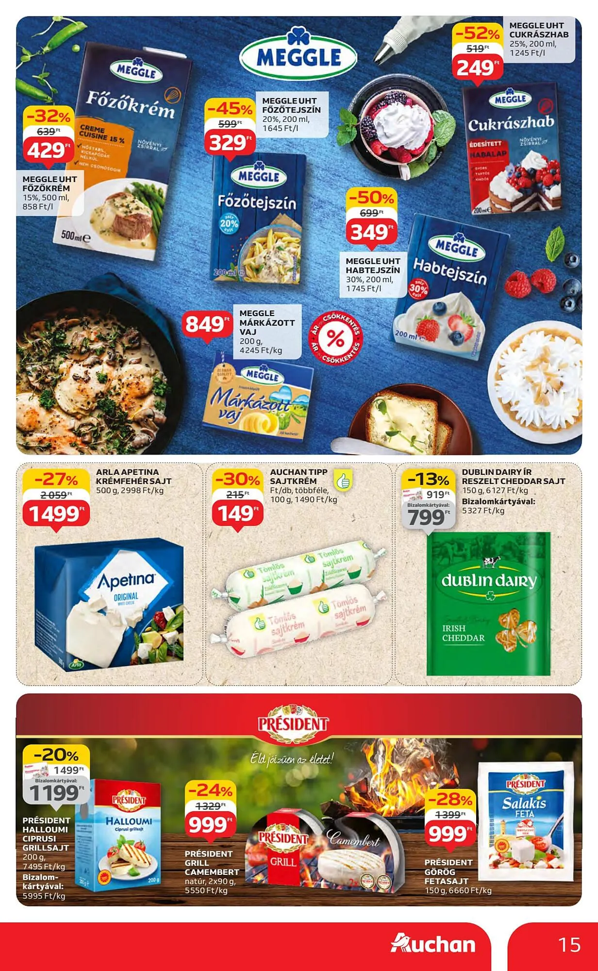 Katalógus Auchan akciós újság július 31.-tól augusztus 6.-ig 2025. - Oldal 15