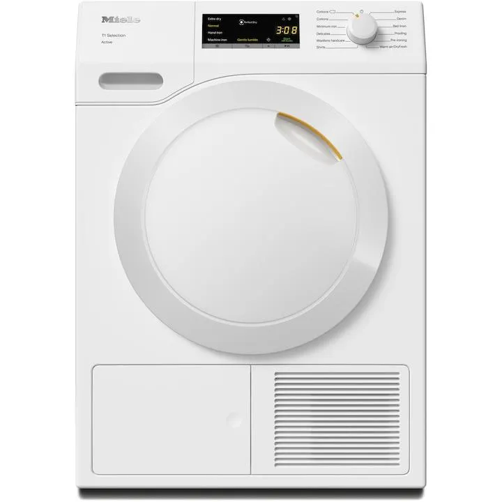 Miele TSA 233 WP Hőszivattyús szárítógép, 7 kg, 12 program, E energiaosztály, PerfectDry, EasyControl, FragranceDos, Fehér