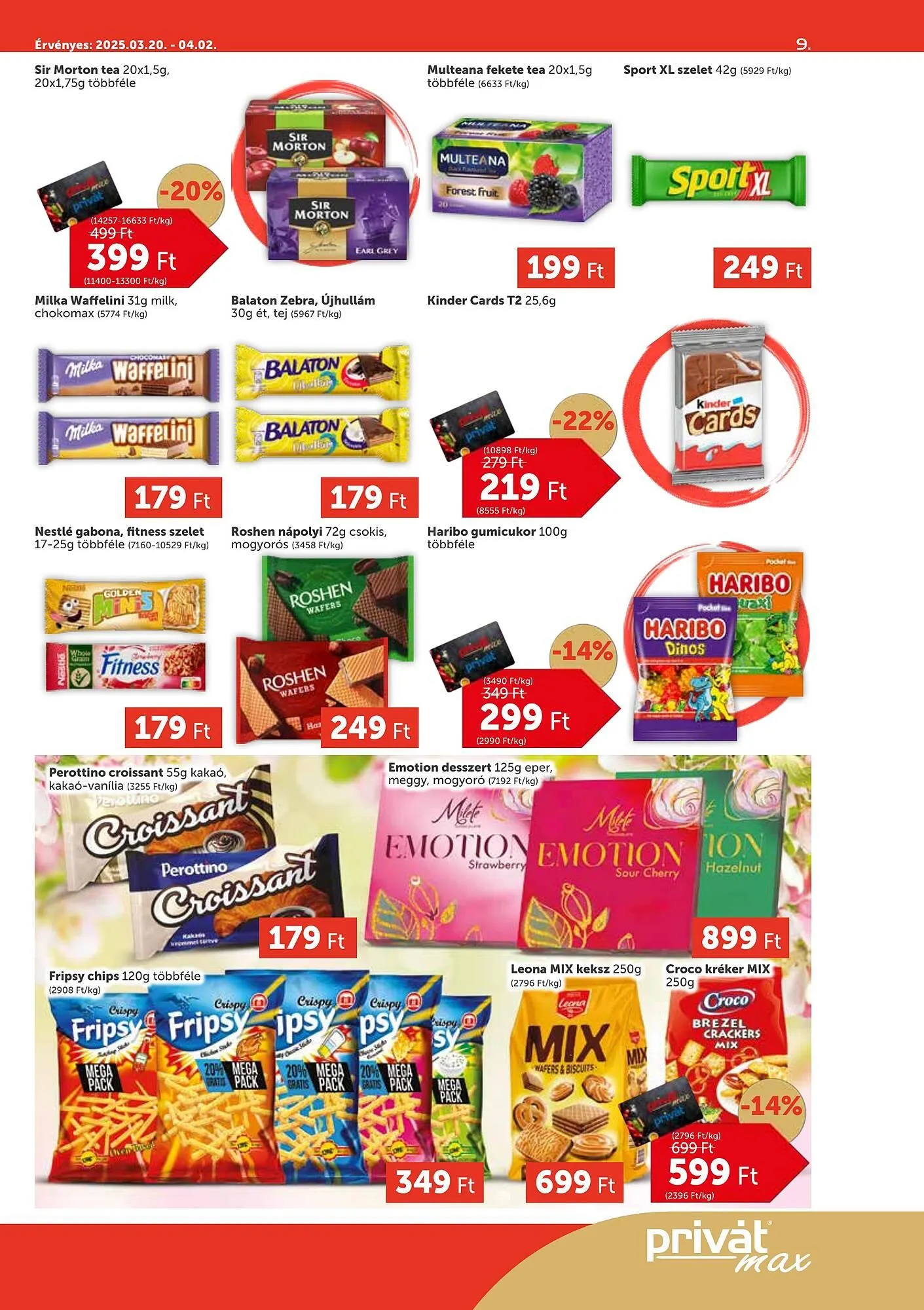 Katalógus PRIVÁT akciós újság március 20.-tól április 2.-ig 2025. - Oldal 9