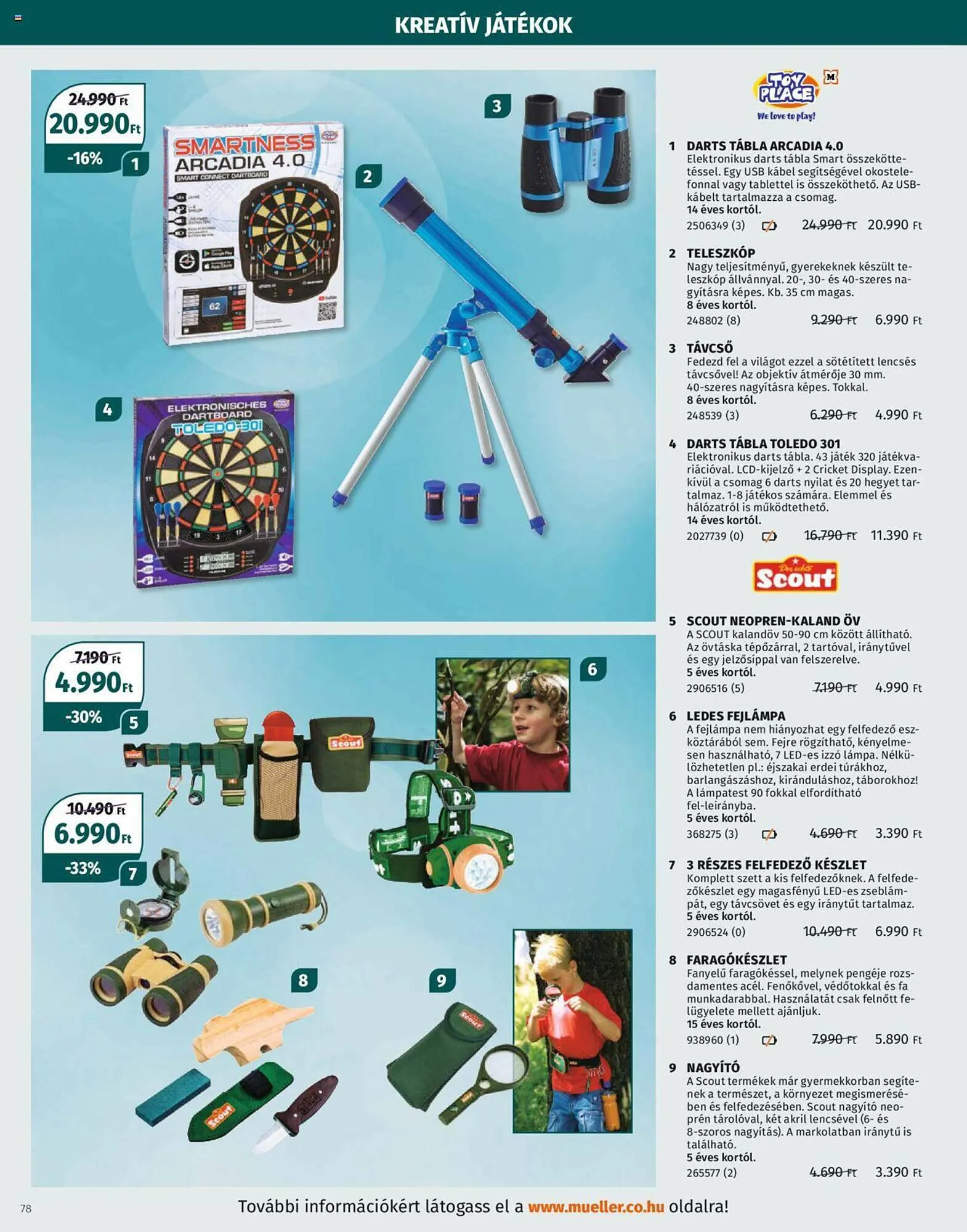 Katalógus Müller akciós újság október 30.-tól december 31.-ig 2023. - Oldal 78