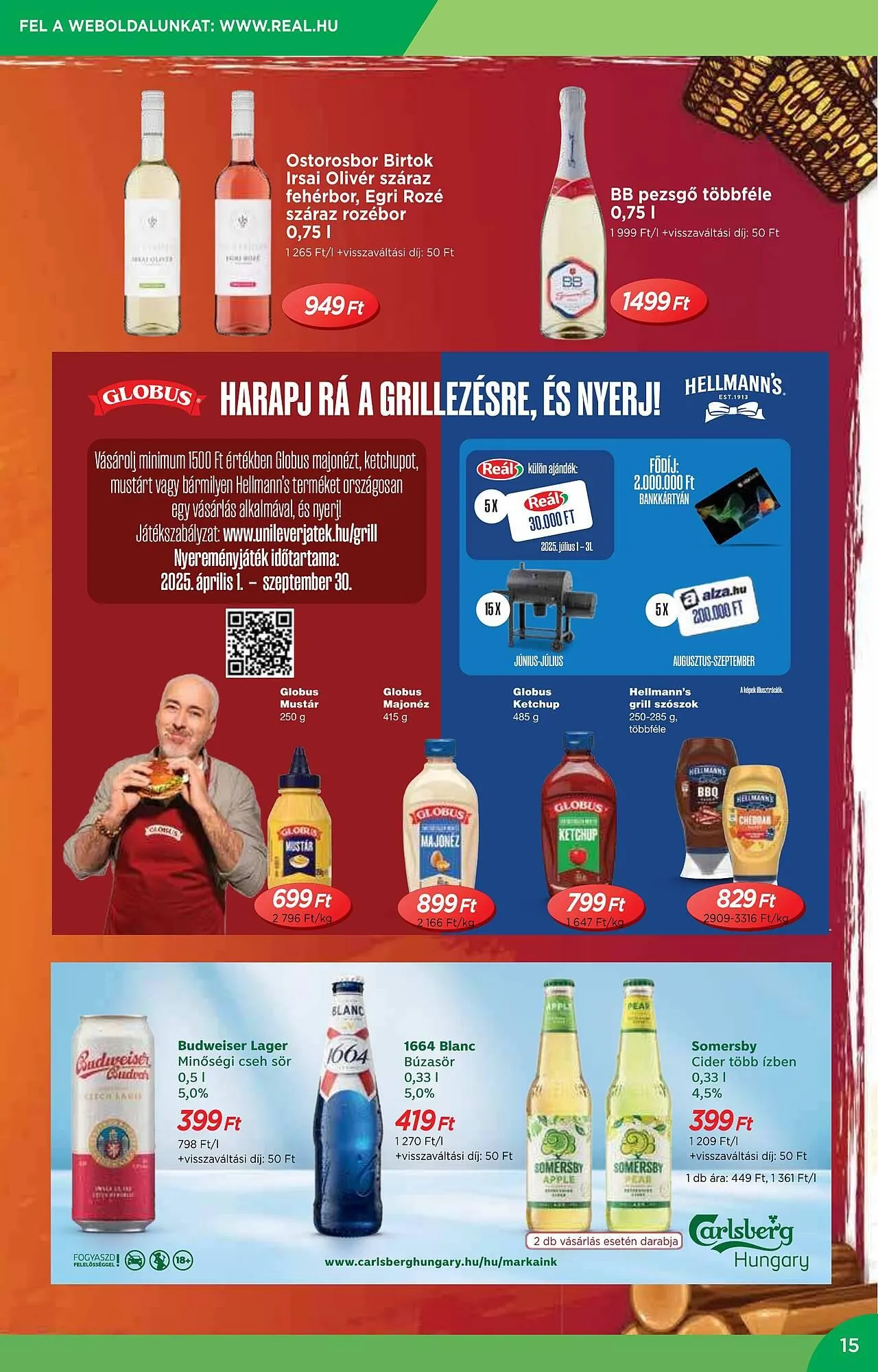Katalógus Real akciós újság július 2.-tól július 13.-ig 2025. - Oldal 15