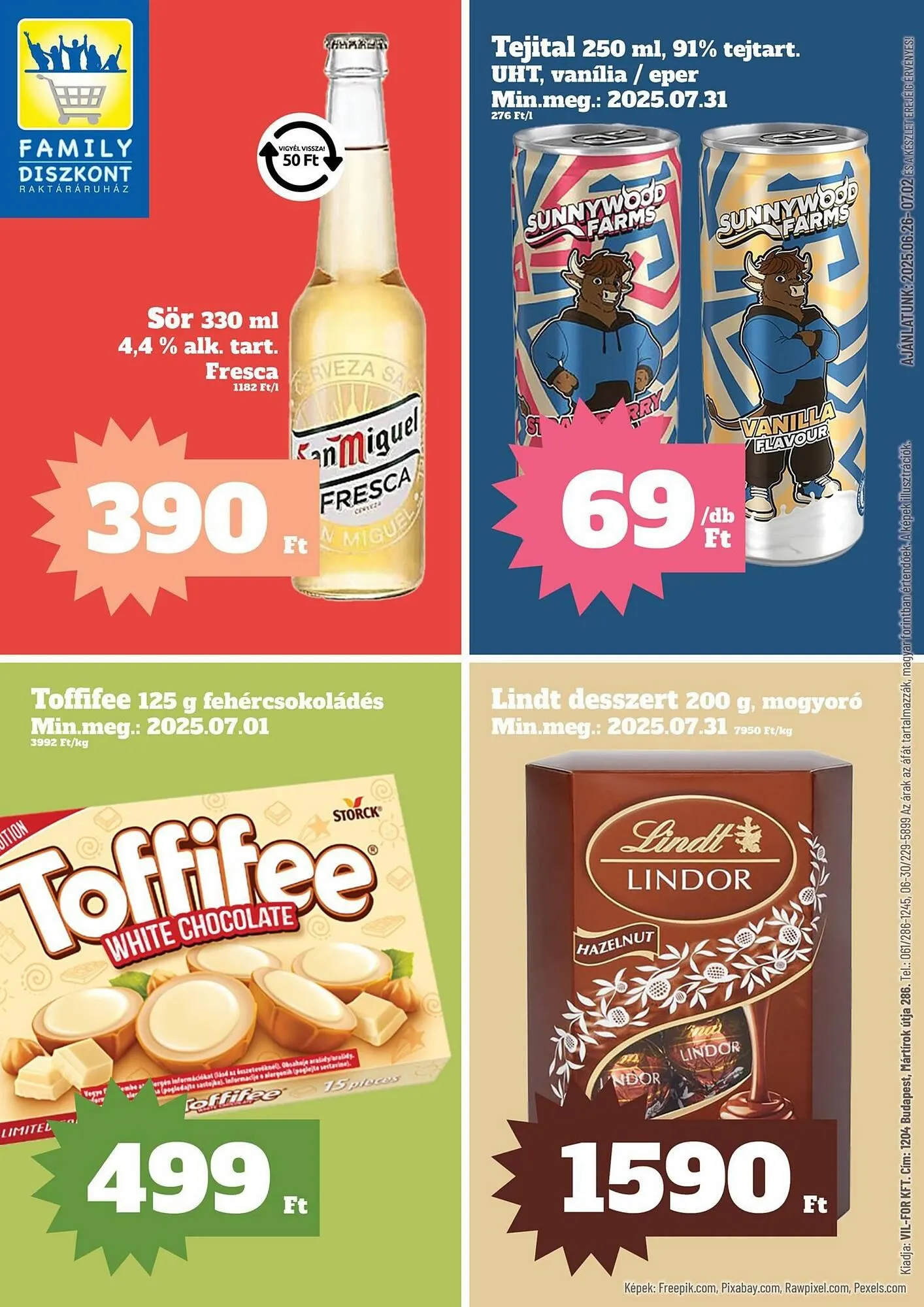 Family Diszkont akciós újság - 1