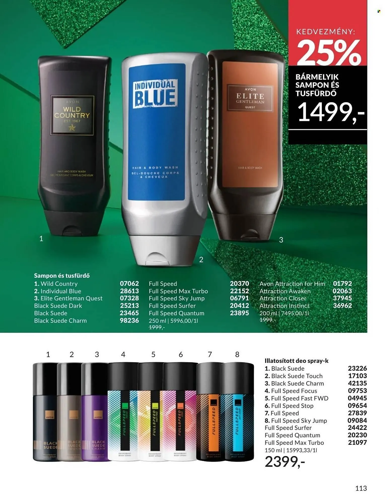 Katalógus AVON katalógus január 1.-tól január 31.-ig 2026. - Oldal 113