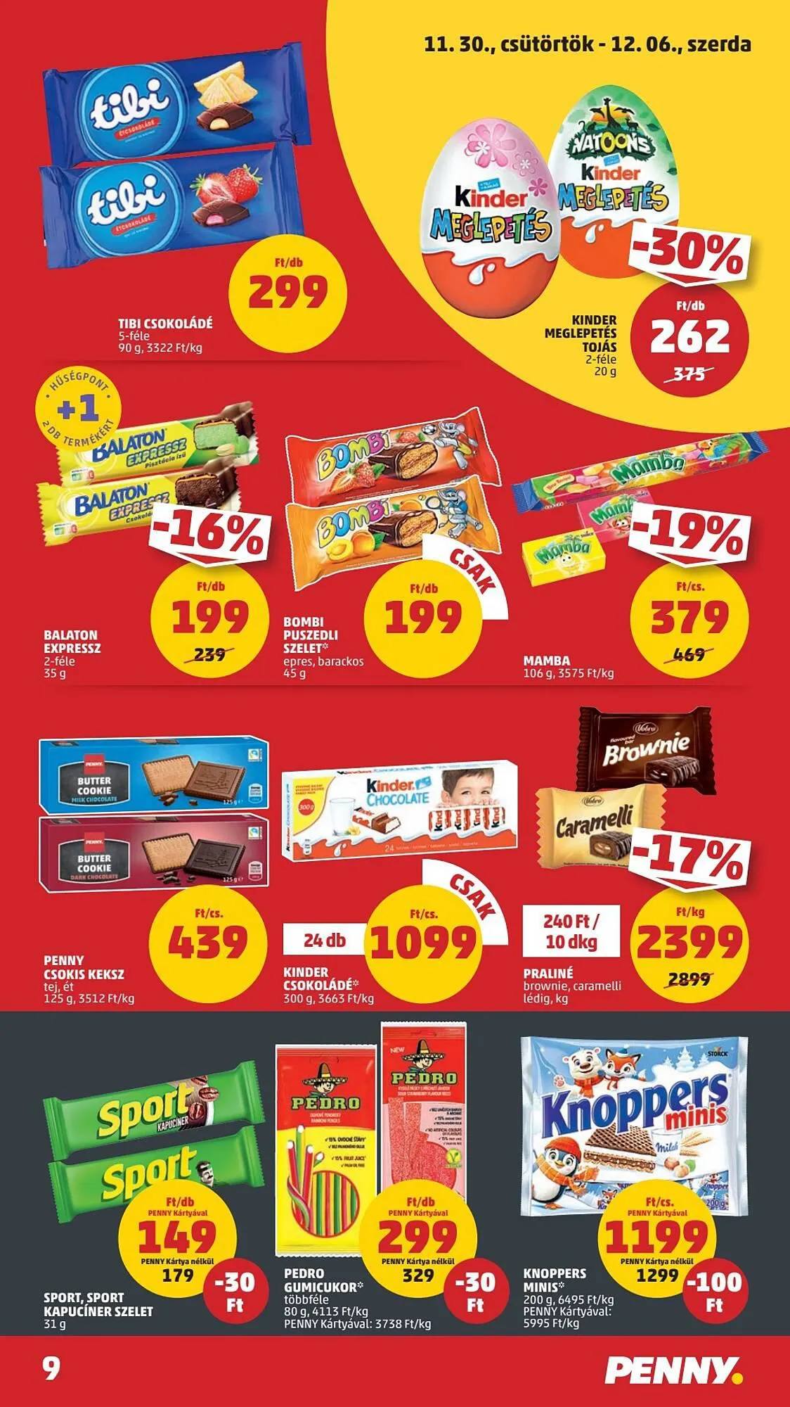 Katalógus PENNY akciós újság november 30.-tól december 6.-ig 2023. - Oldal 9