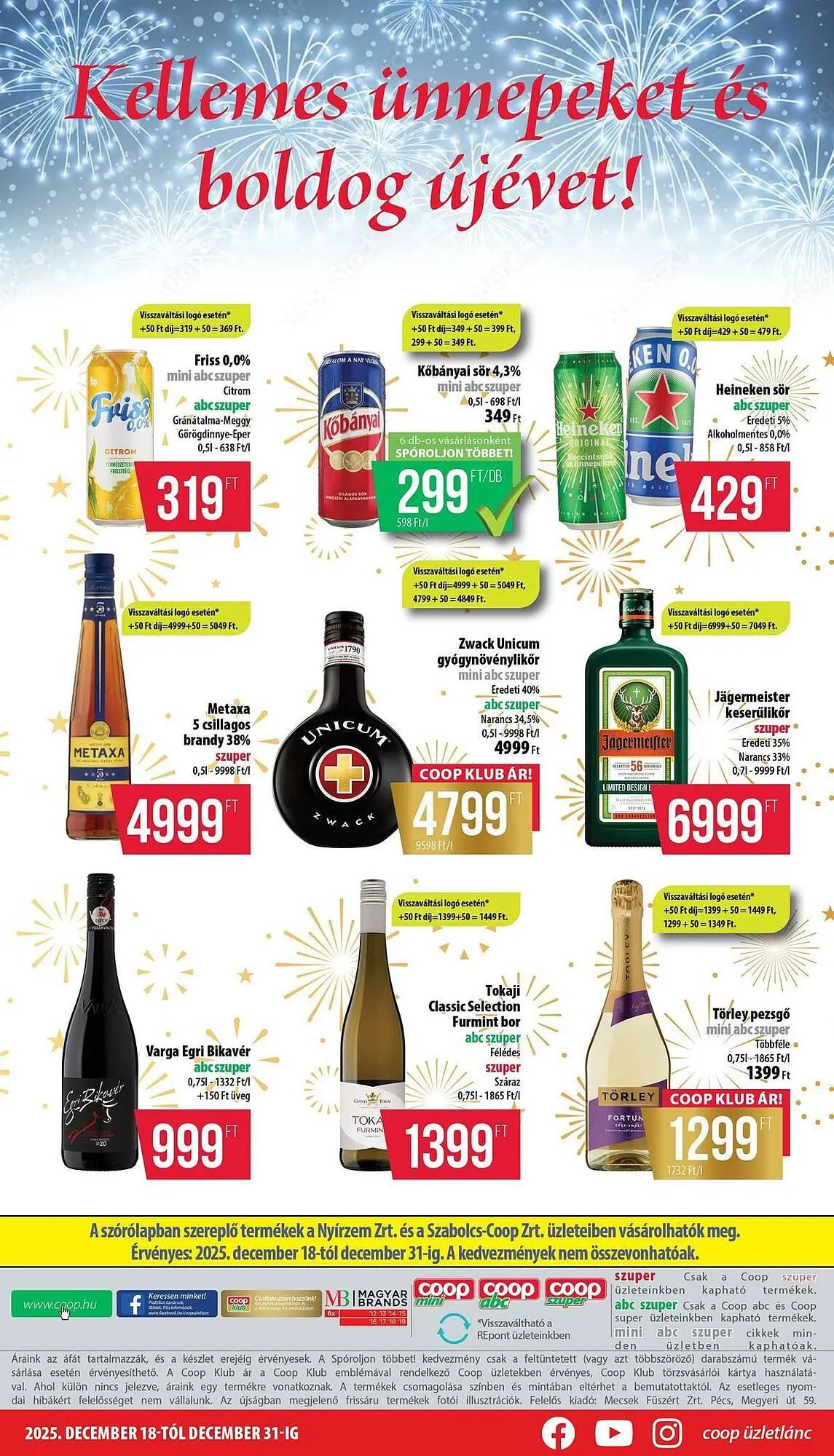 Katalógus Coop akciós újság december 18.-tól december 31.-ig 2025. - Oldal 8