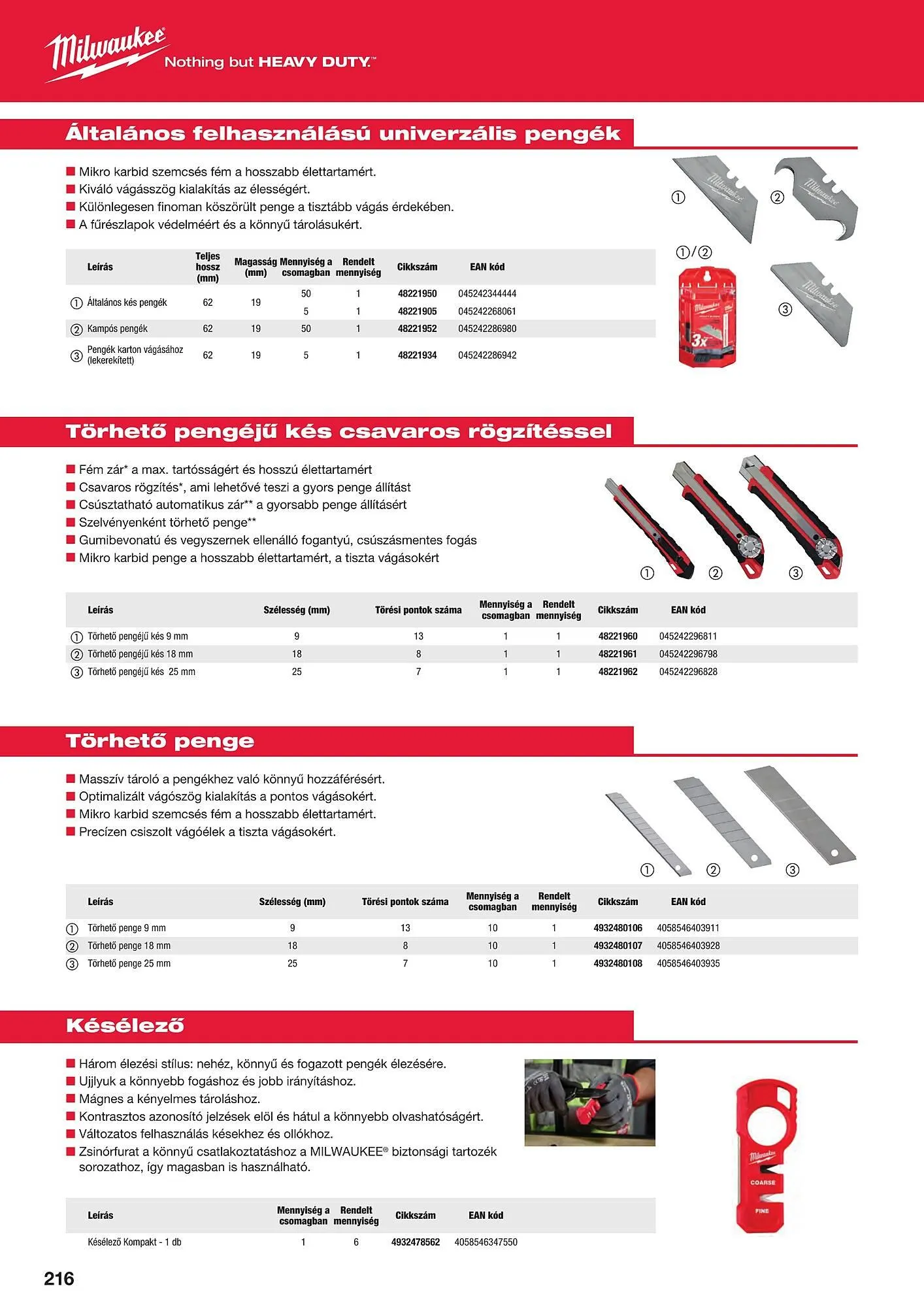 Katalógus Milwaukee akciós újság szeptember 16.-tól december 31.-ig 2025. - Oldal 216