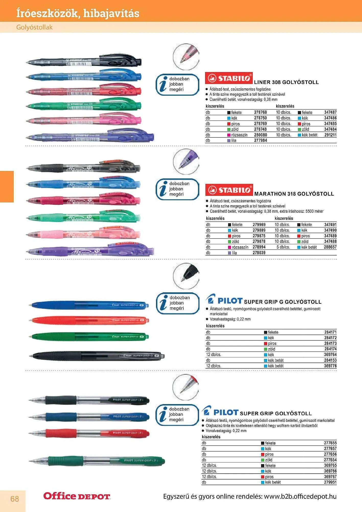 Katalógus Office Depot akciós újság május 9.-tól december 31.-ig 2026. - Oldal 68