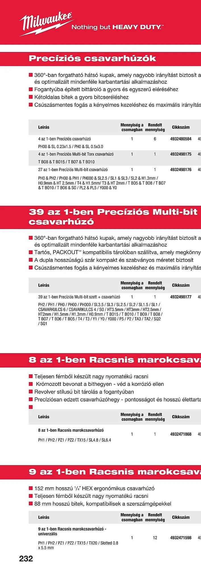 Katalógus Milwaukee akciós újság szeptember 16.-tól december 31.-ig 2025. - Oldal 462