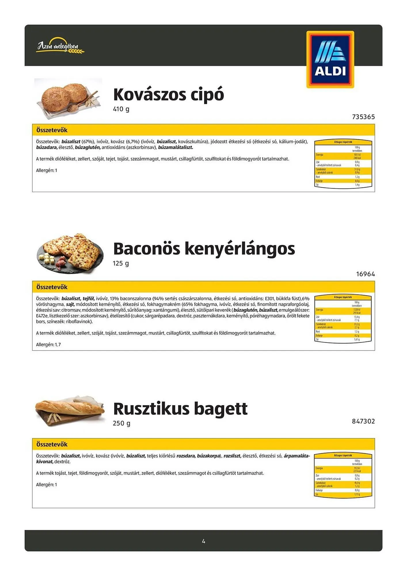 Katalógus ALDI akciós újság november 3.-tól május 12.-ig 2026. - Oldal 4
