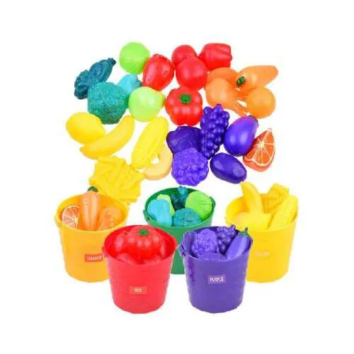 35 darabos zöldség-gyümölcs készlet