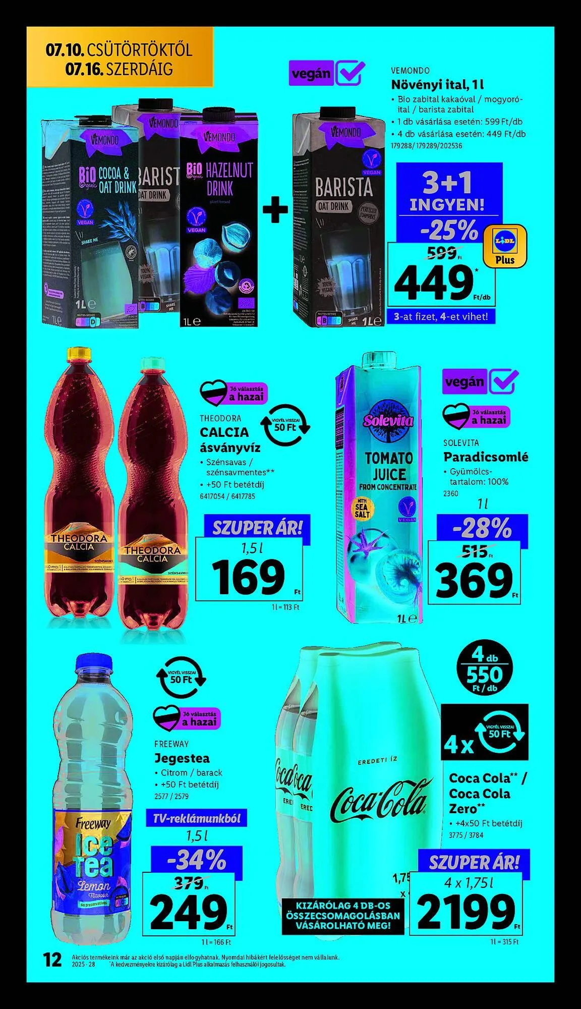 Katalógus Lidl akciós újság július 10.-tól július 16.-ig 2025. - Oldal 12