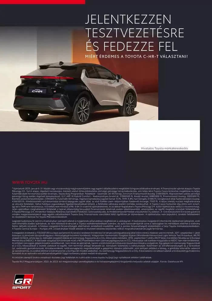 Katalógus Új Toyota C-HR Hybrid január 8.-tól január 8.-ig 2026. - Oldal 12