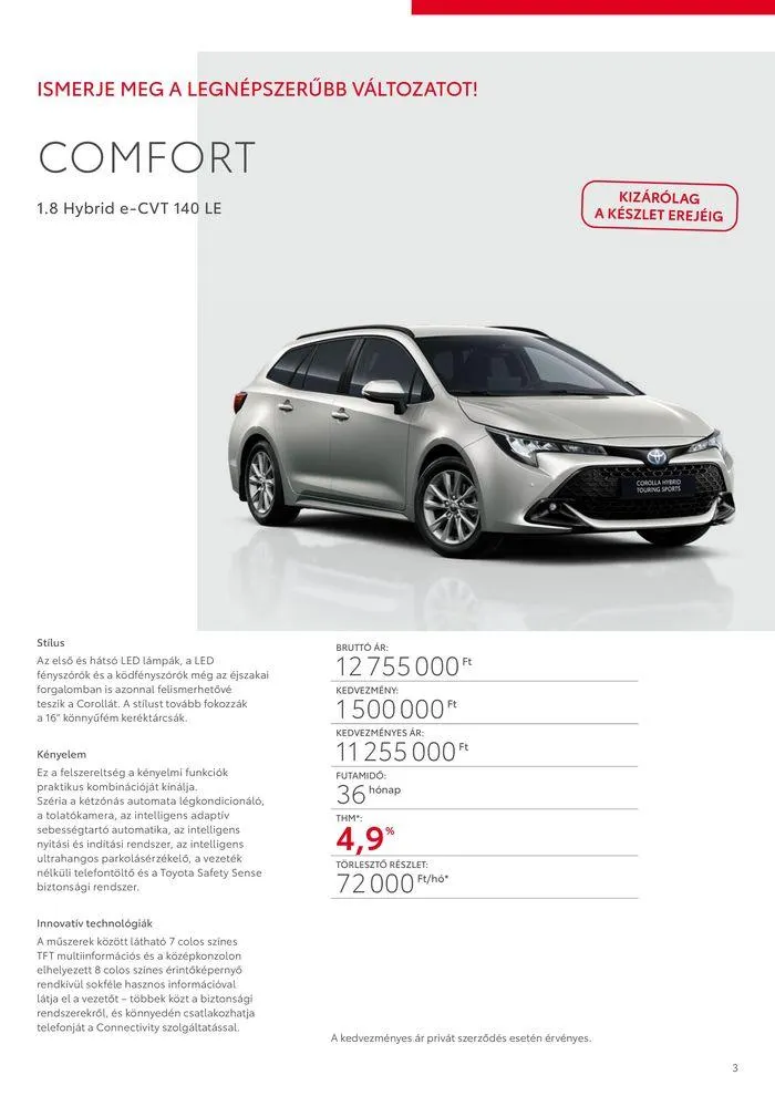 Katalógus Toyota Corolla TS MC23 május 20.-tól május 18.-ig 2025. - Oldal 3