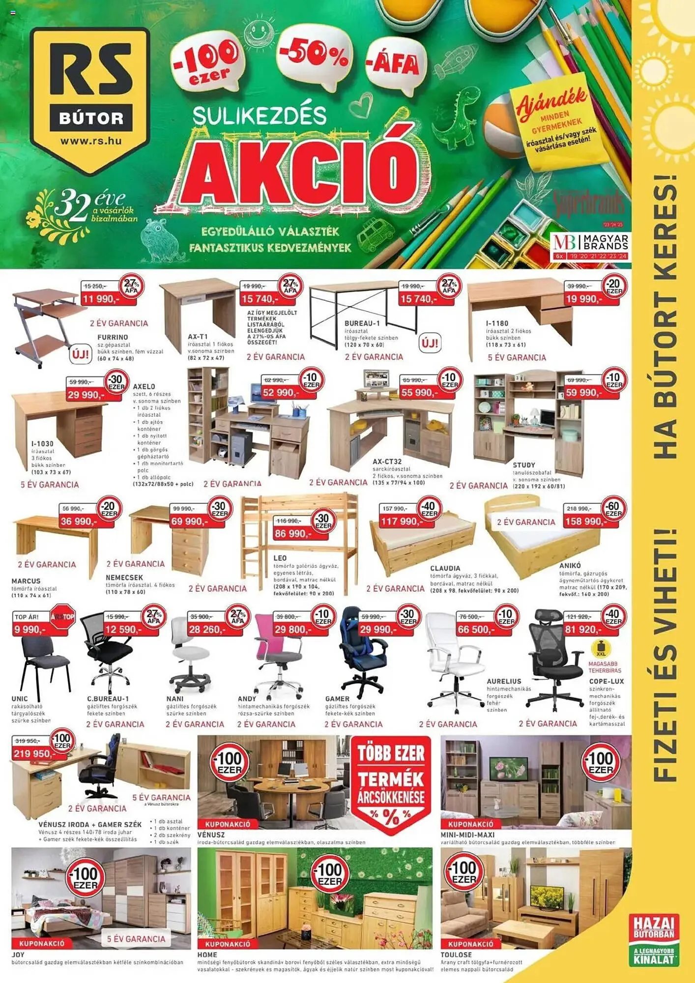Katalógus RS Bútor akciós újság augusztus 1.-tól augusztus 31.-ig 2025. - Oldal 1