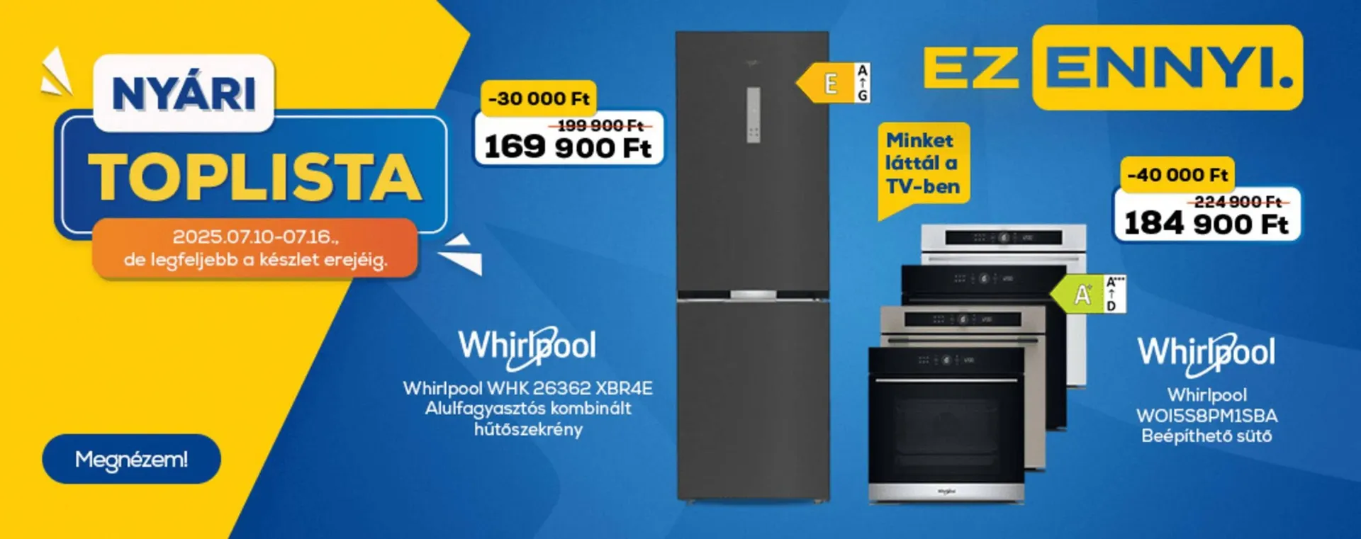 Katalógus Euronics akciós újság július 10.-tól július 16.-ig 2025. - Oldal 1