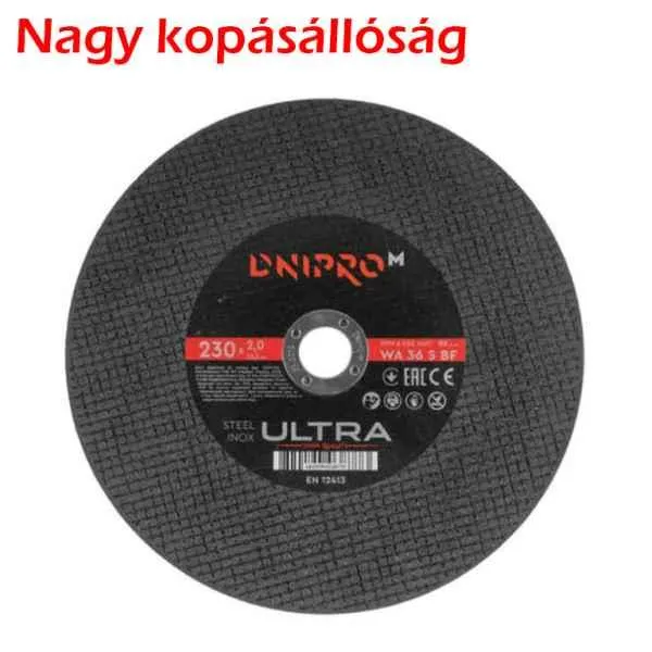 DNIPRO-M 230 X 2 X 22MM Vágókorong