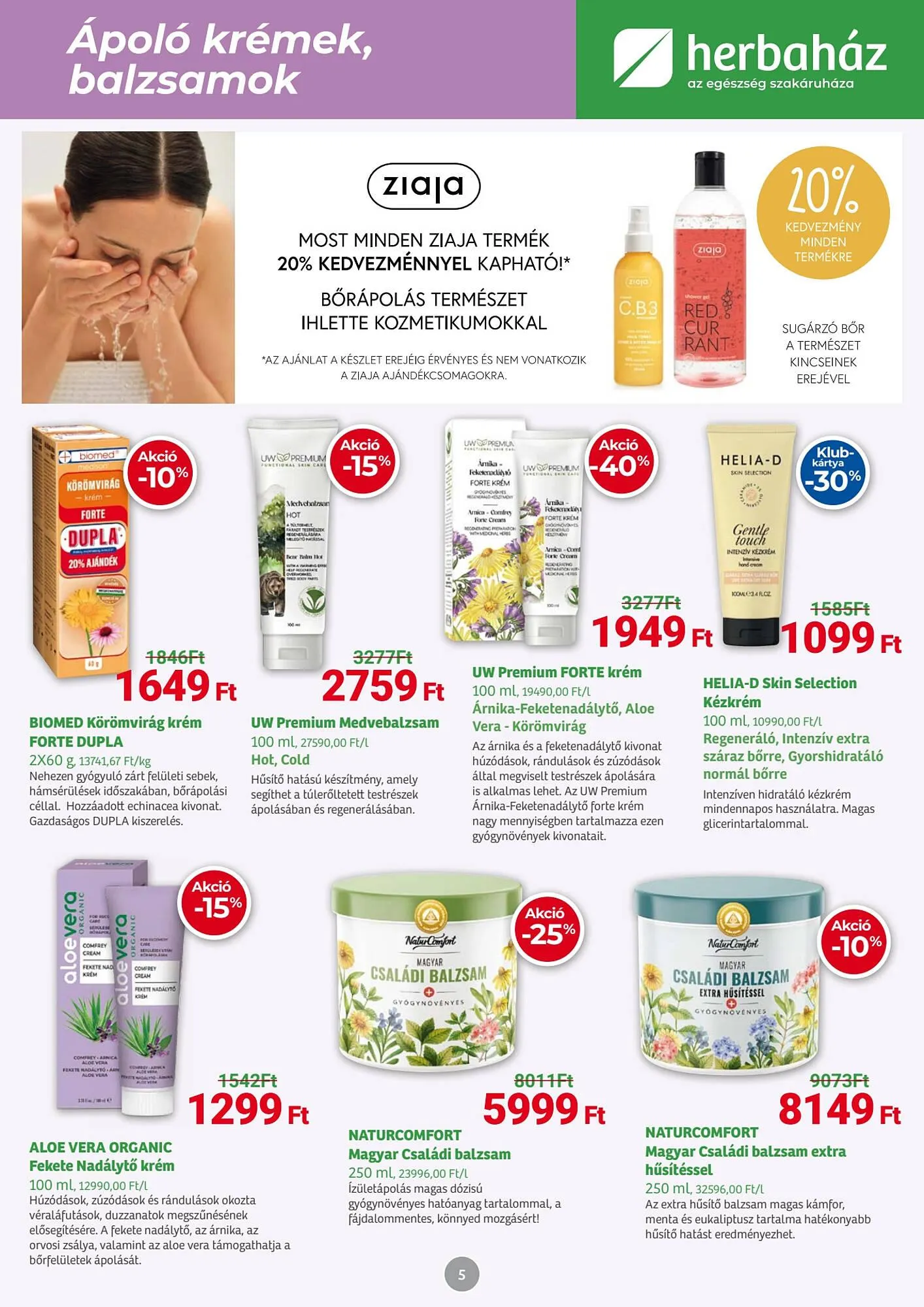 Katalógus Herbaház akciós újság március 3.-tól március 30.-ig 2025. - Oldal 5