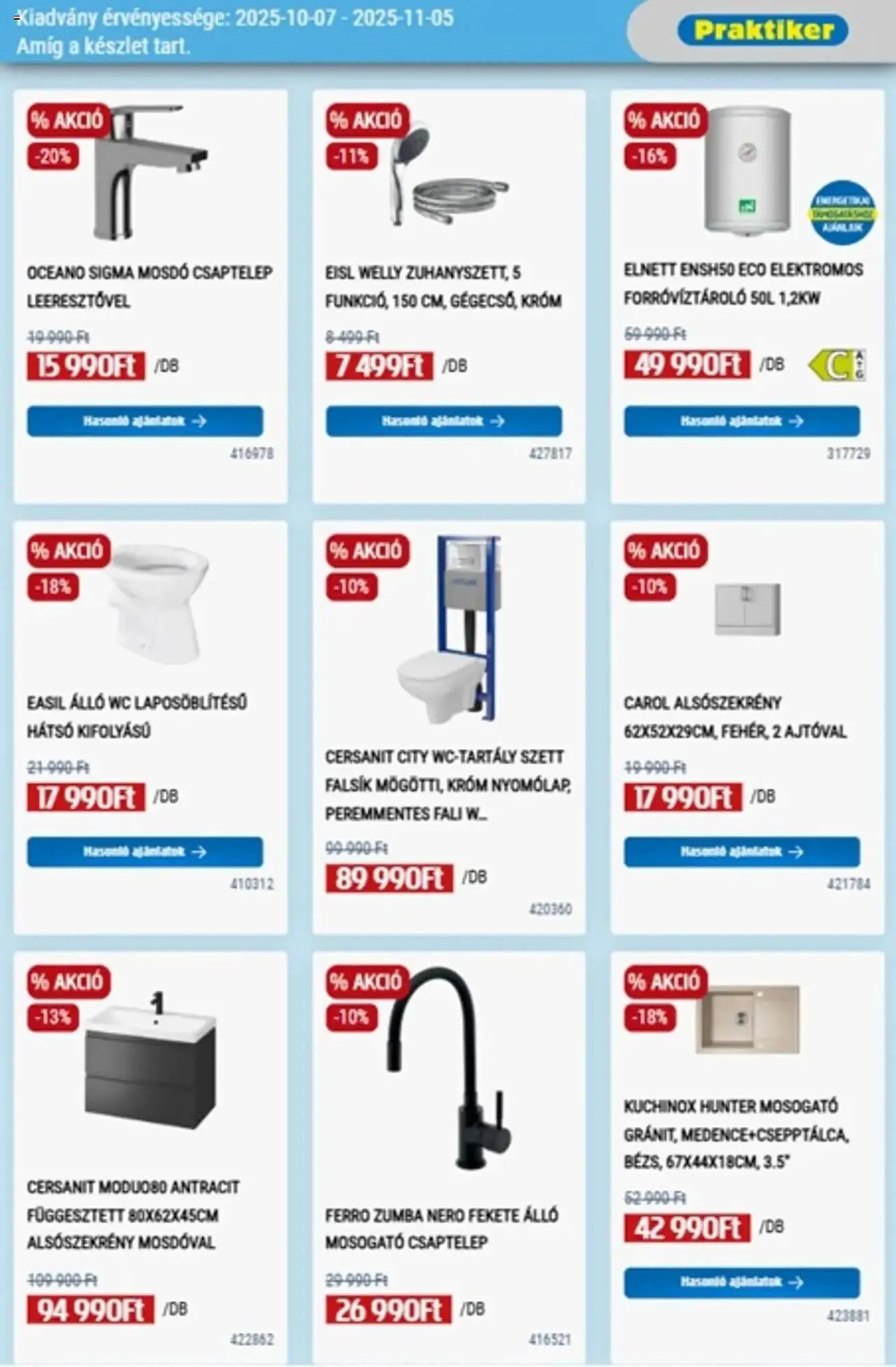 Katalógus Praktiker akciós újság október 7.-tól november 5.-ig 2025. - Oldal 9