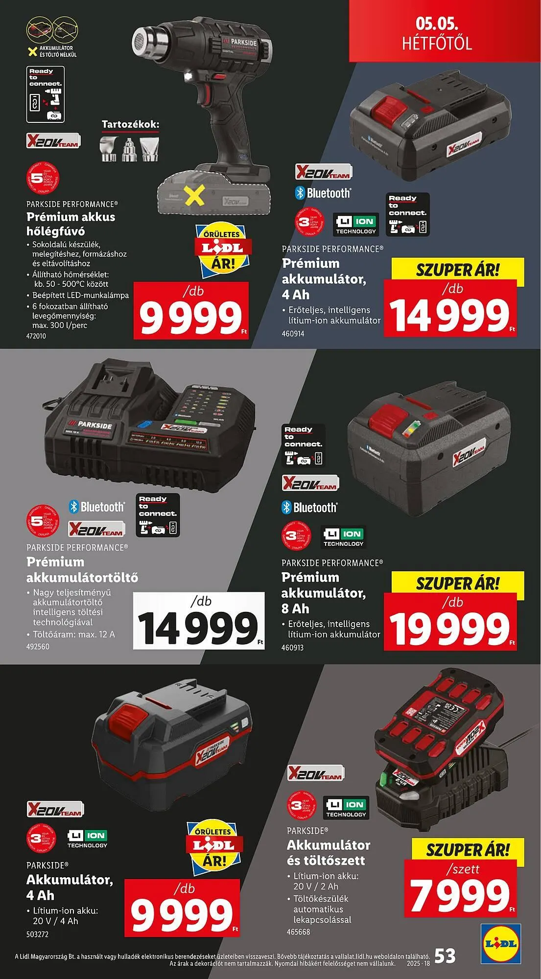 Katalógus Lidl akciós újság április 30.-tól május 4.-ig 2025. - Oldal 53