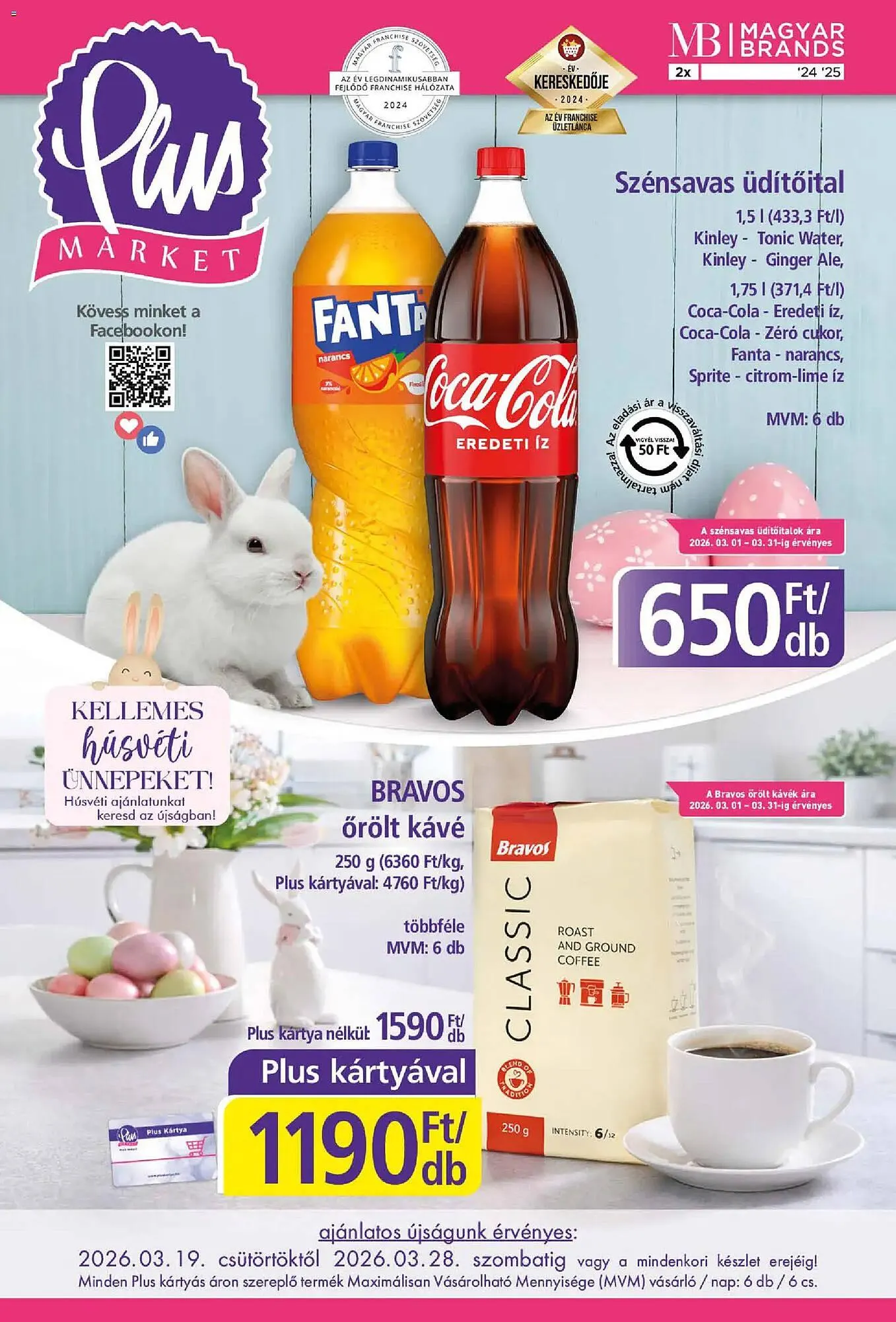 Katalógus PlusMarket akciós újság március 19.-tól március 28.-ig 2026. - Oldal 1