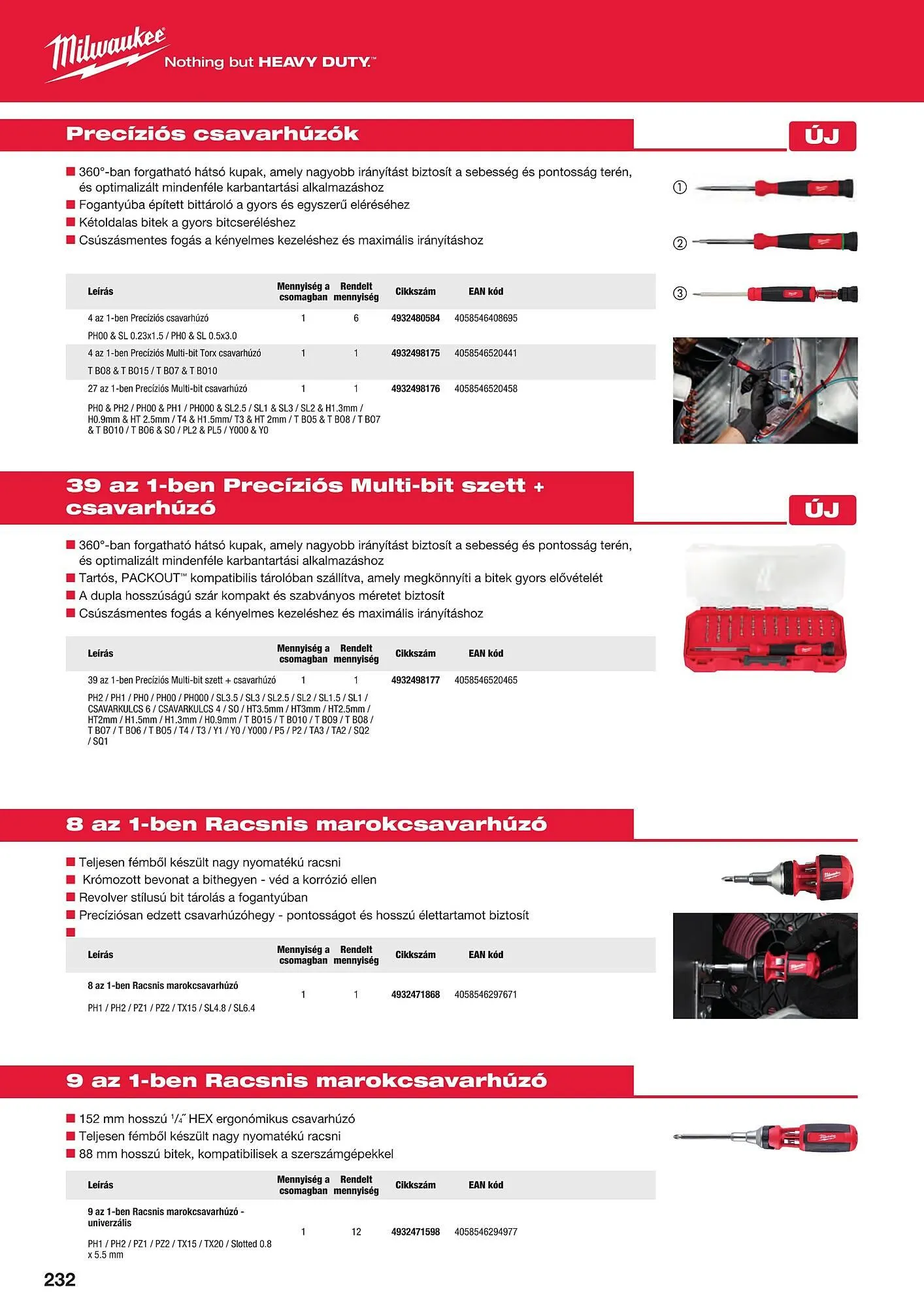 Katalógus Milwaukee akciós újság szeptember 16.-tól december 31.-ig 2025. - Oldal 232