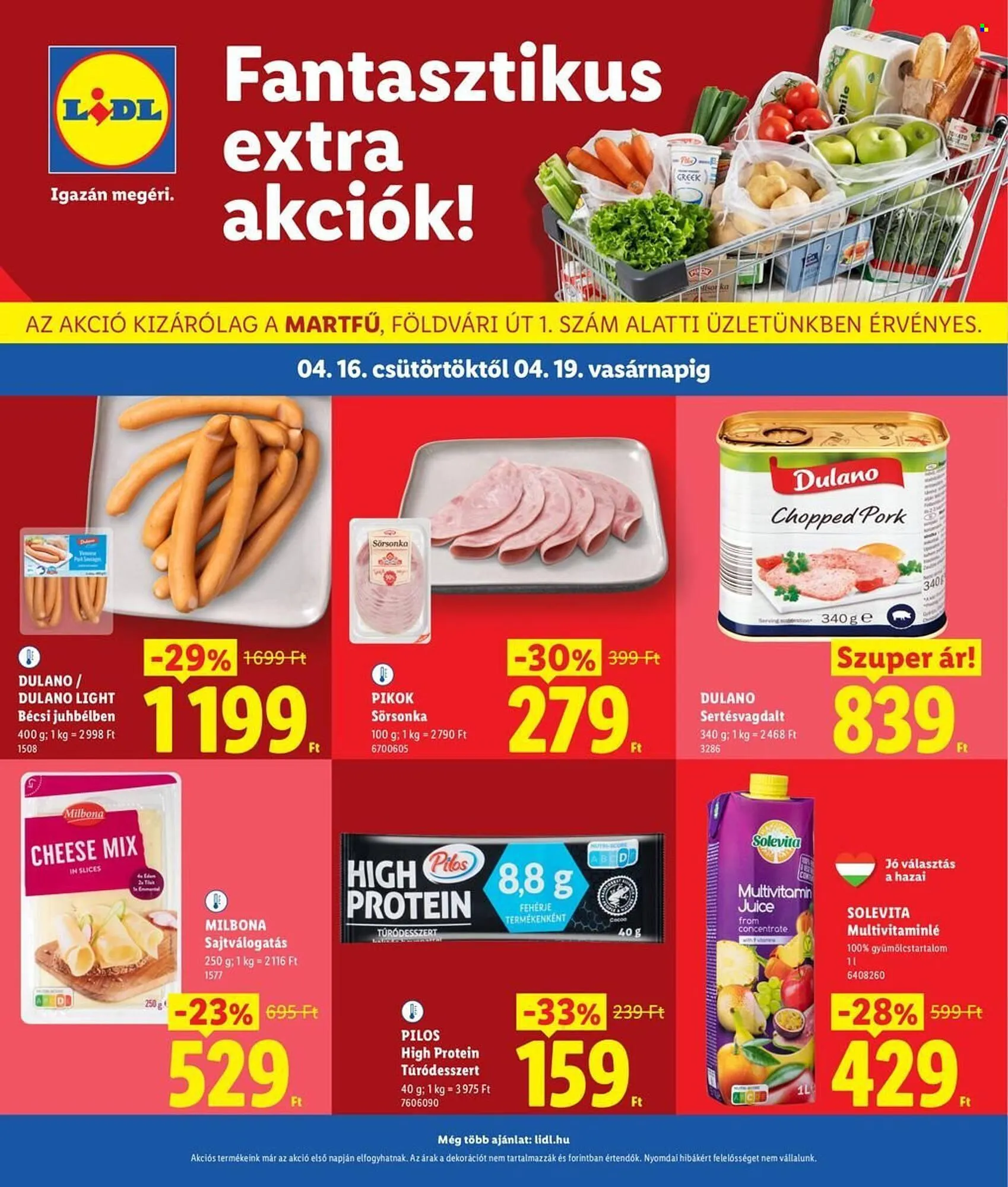 Katalógus Lidl akciós újság április 16.-tól április 19.-ig 2026. - Oldal 1