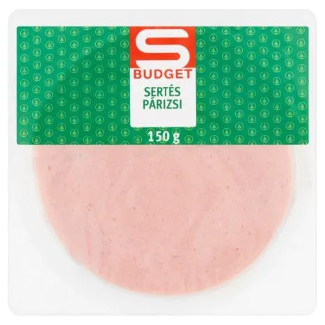 S-Budget szeletelt sertéspárizsi 150 g