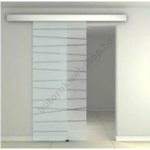 Alabama üveg tolóajtó, savmart, széles, GD01