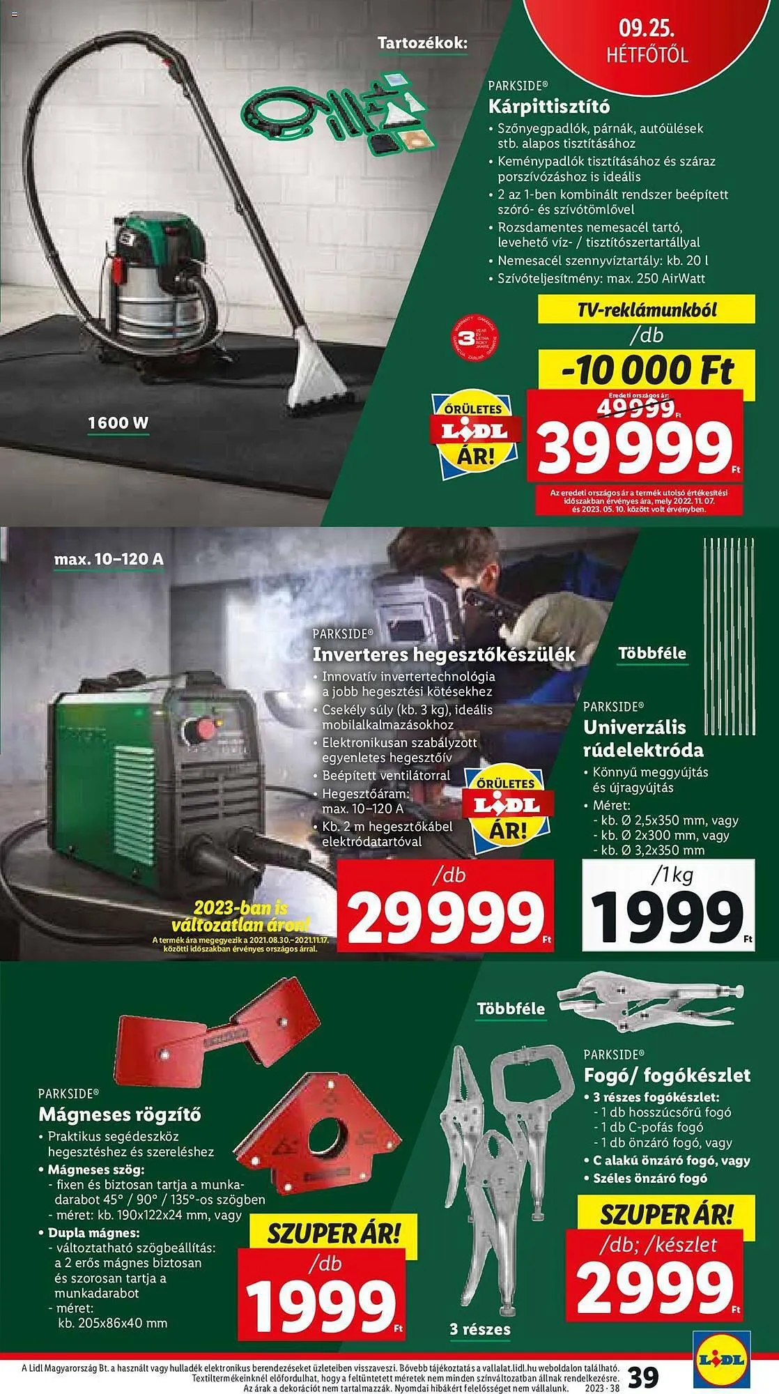 Katalógus Lidl akciós újság szeptember 21.-tól szeptember 27.-ig 2023. - Oldal 39