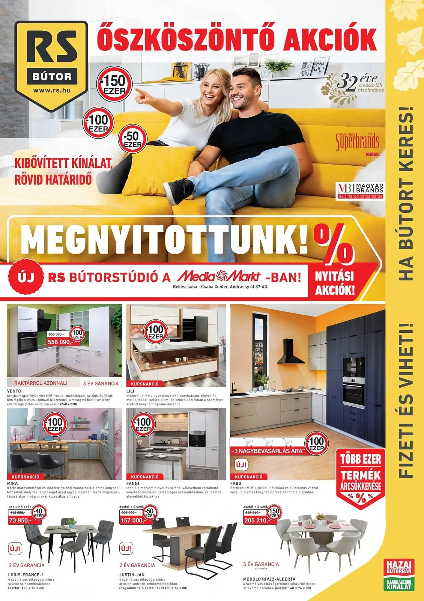 Katalógus RS Bútor akciós újság szeptember 1.-tól szeptember 30.-ig 2025. - Oldal 1