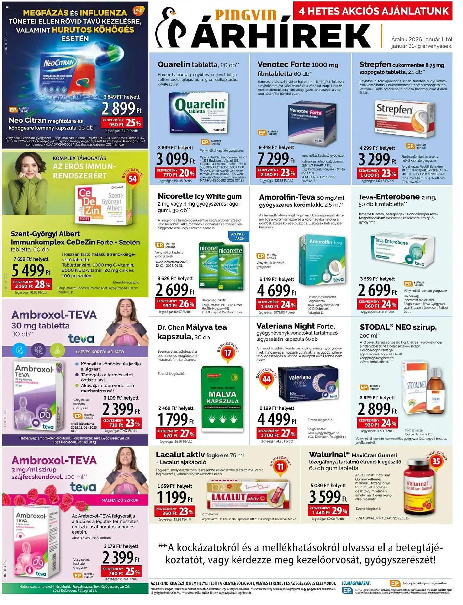 Katalógus Pingvin Patika akciós újság január 1.-tól január 31.-ig 2026. - Oldal 7