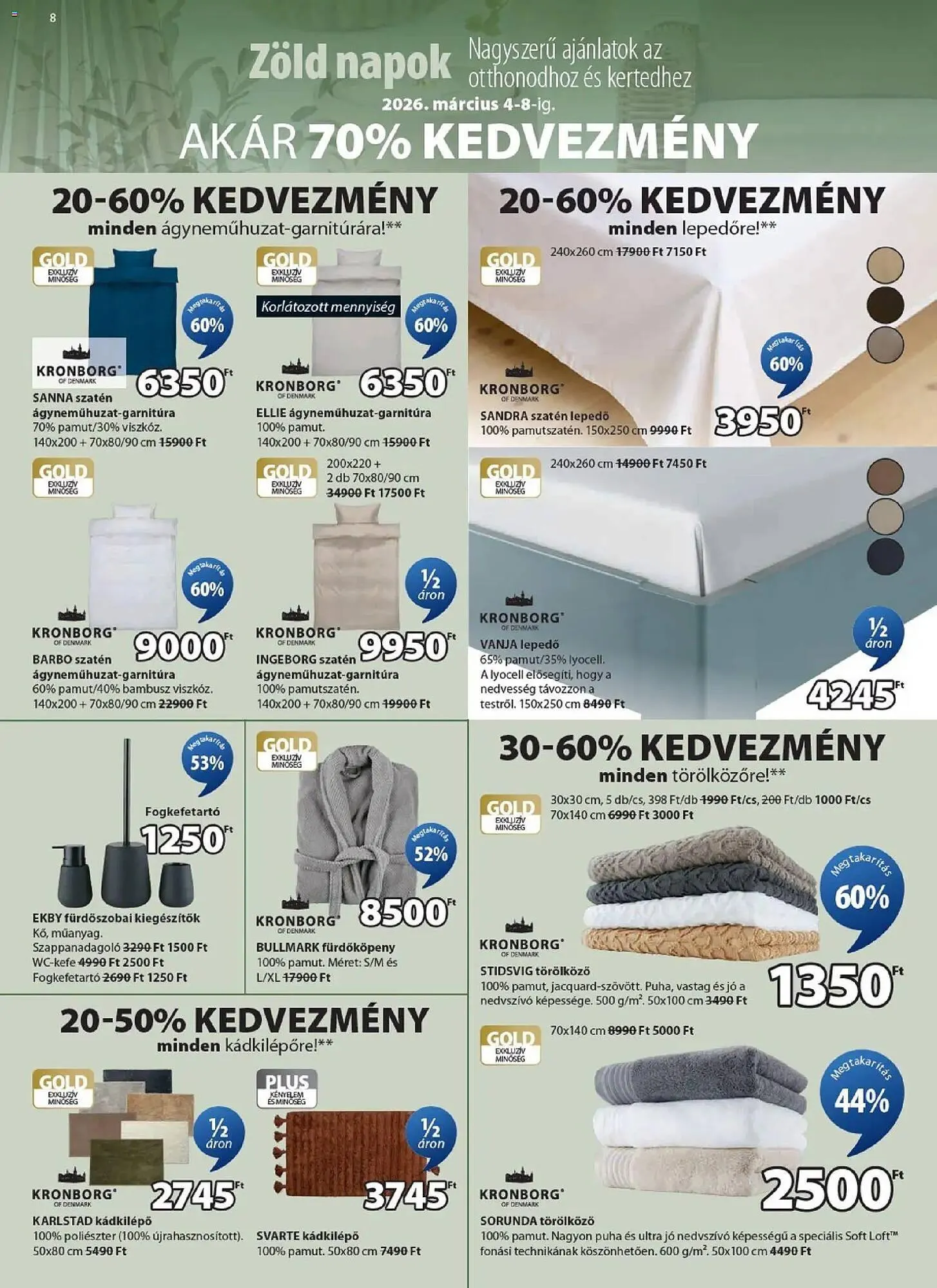 Katalógus JYSK akciós újság március 4.-tól április 7.-ig 2026. - Oldal 8