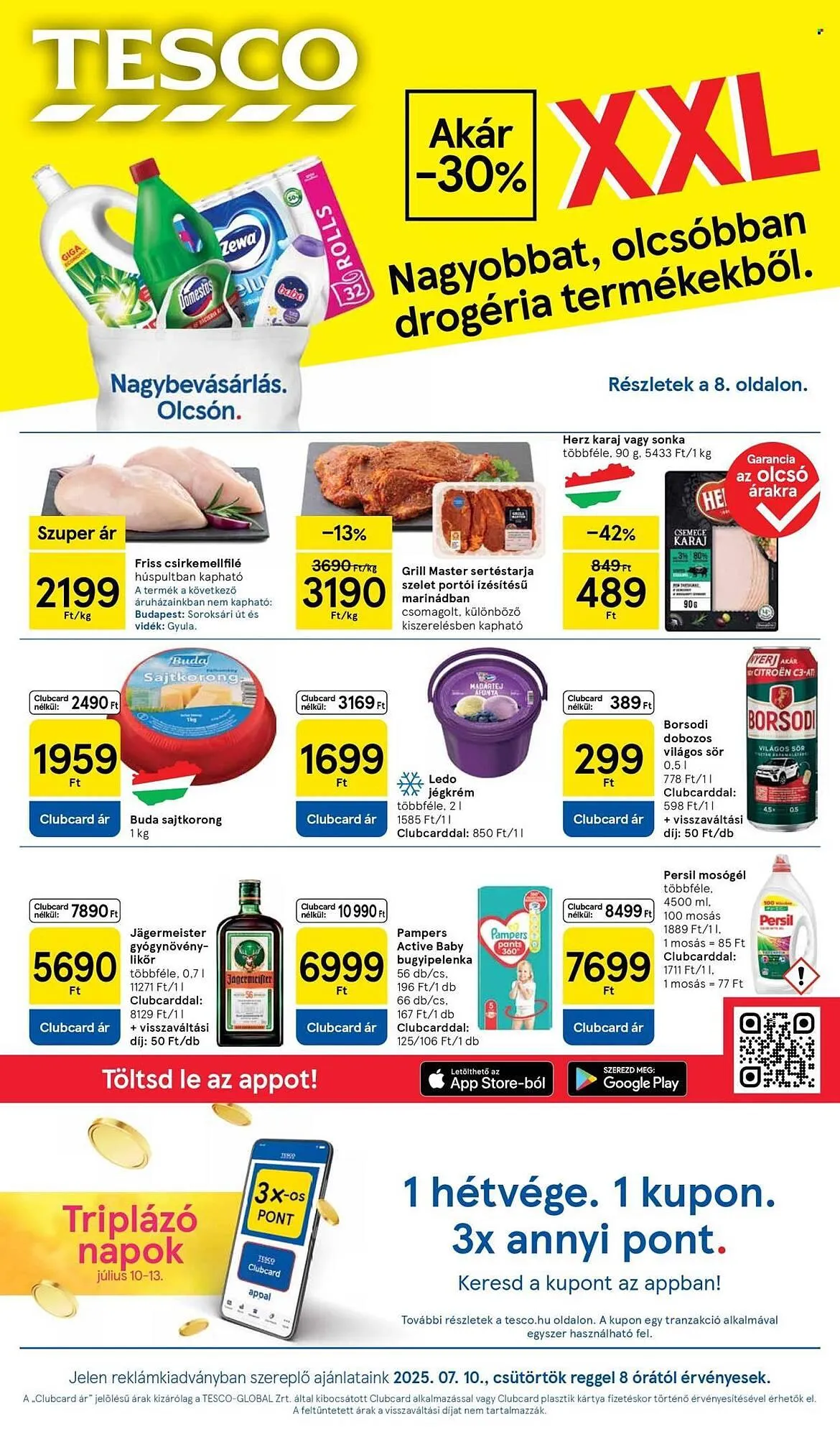 Katalógus Tesco akciós újság július 10.-tól július 16.-ig 2025. - Oldal 1