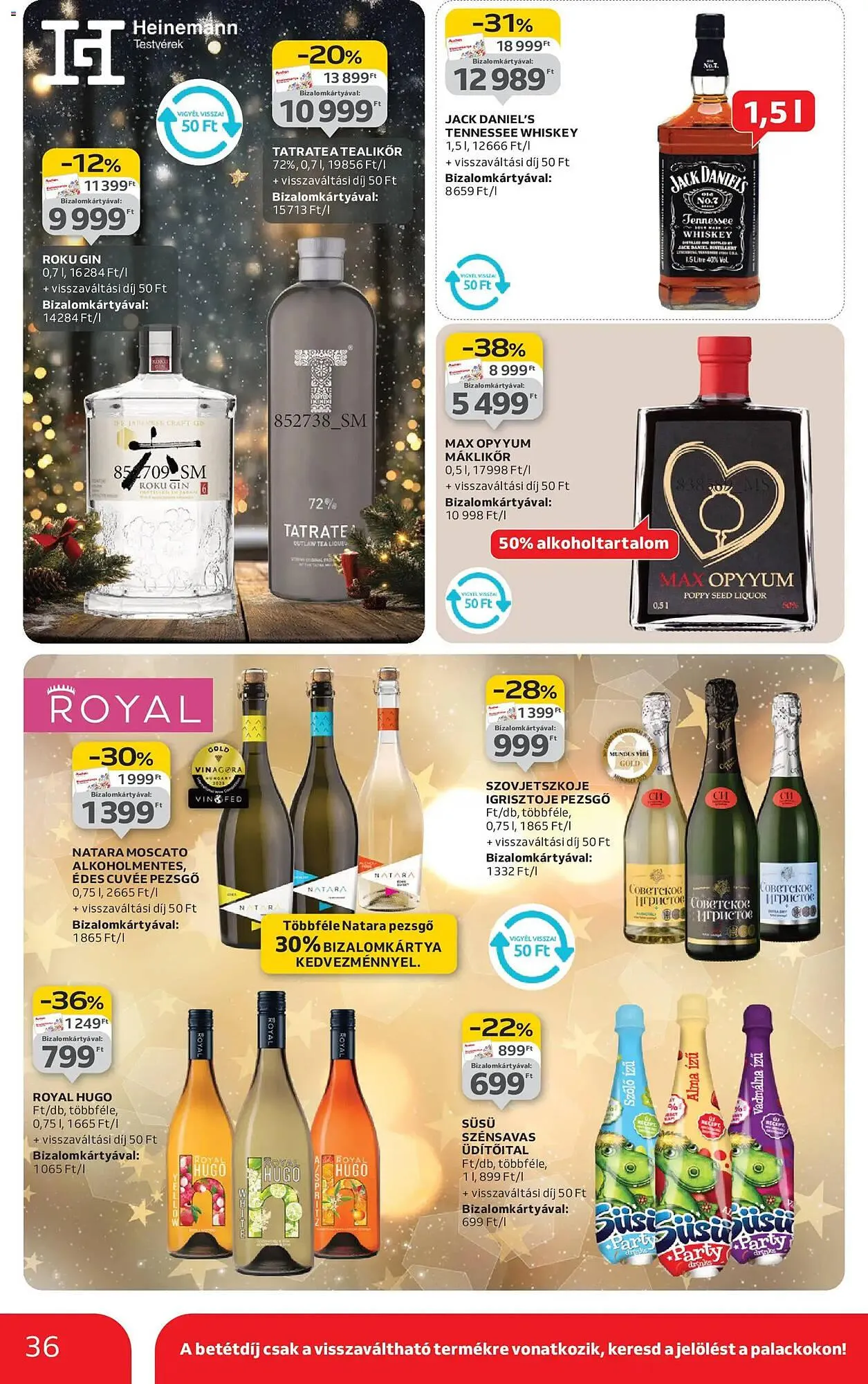 Katalógus Auchan akciós újság december 18.-tól december 24.-ig 2025. - Oldal 36